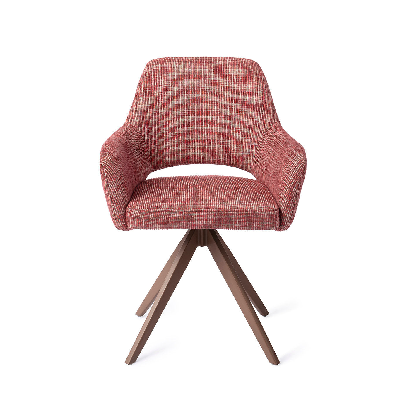 Jesper Home Yanai Berry Bars Eetkamerstoel - Turn Brown - KwaliteitWonen.nl