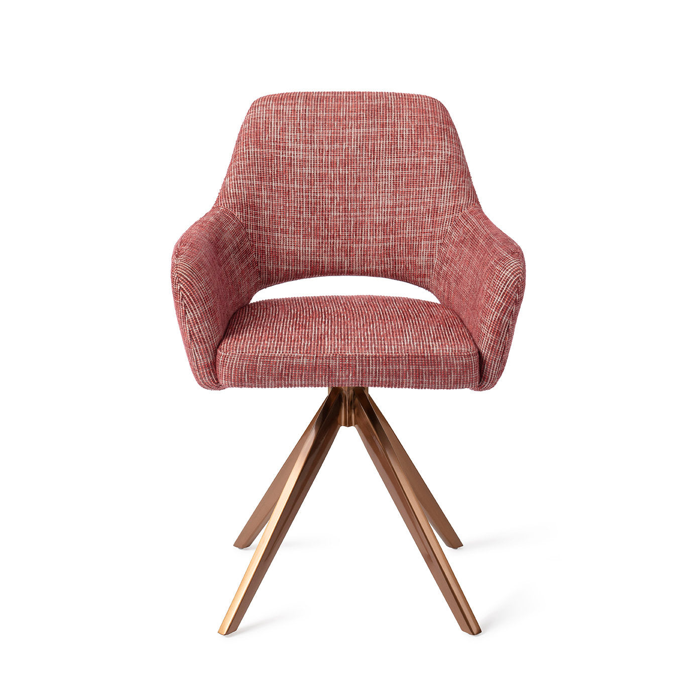 Jesper Home Yanai Berry Bars Eetkamerstoel - Turn Rose - KwaliteitWonen.nl
