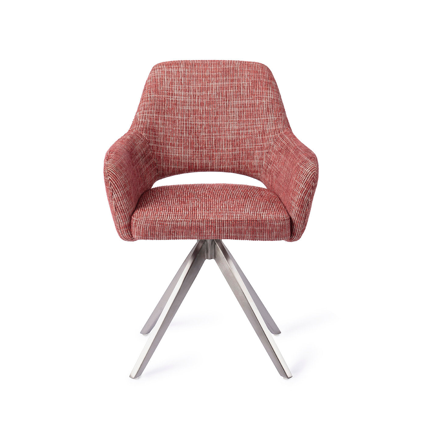 Jesper Home Yanai Berry Bars Eetkamerstoel - Turn Steel - KwaliteitWonen.nl
