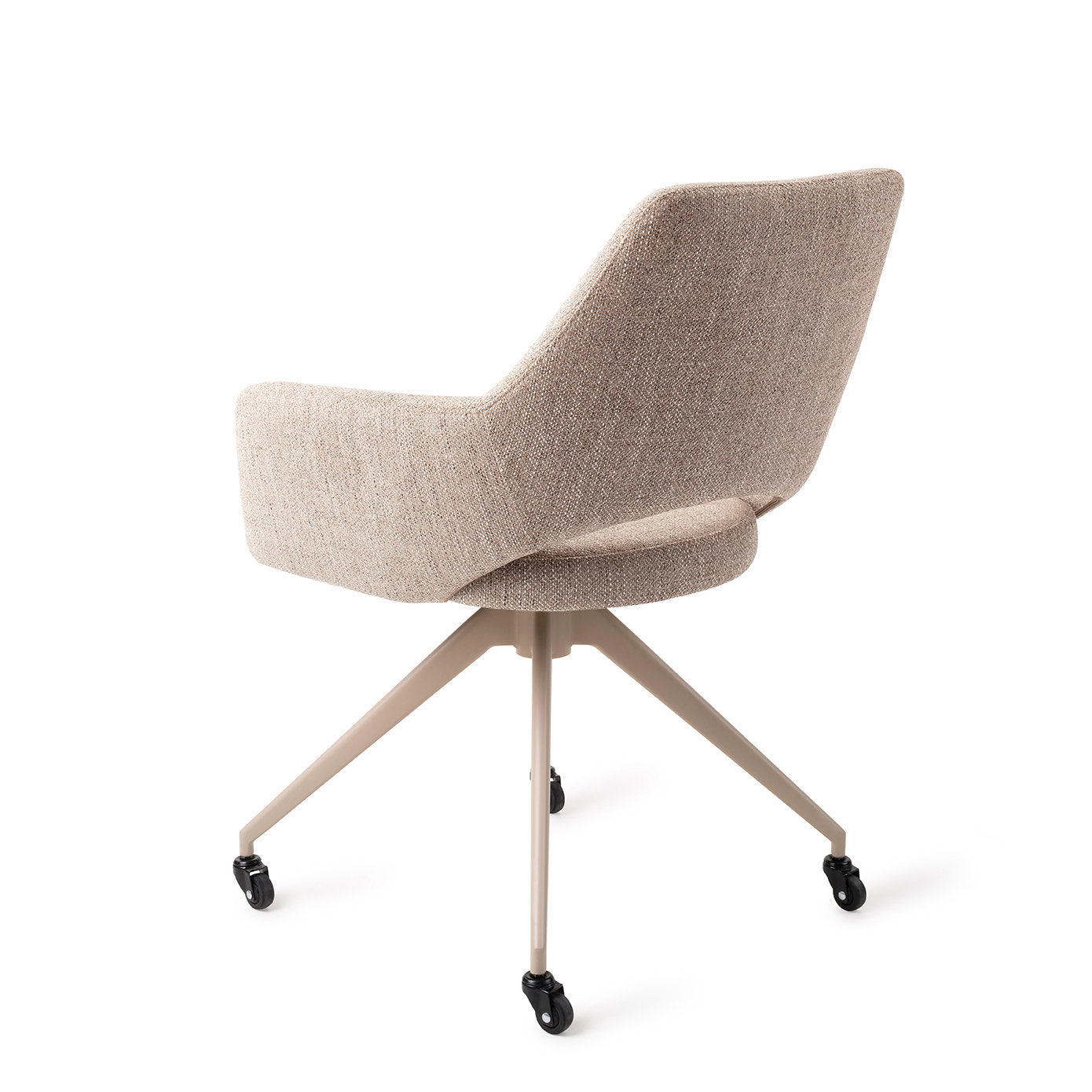 Jesper Home Yanai Biscuit Beach Eetkamerstoel - Glide Beige - KwaliteitWonen.nl