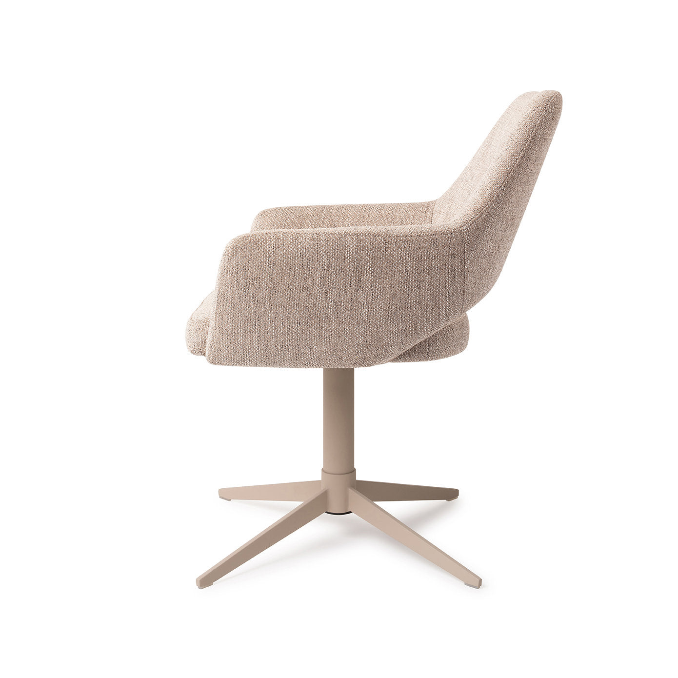 Jesper Home Yanai Biscuit Beach Eetkamerstoel - Quad Beige - KwaliteitWonen.nl