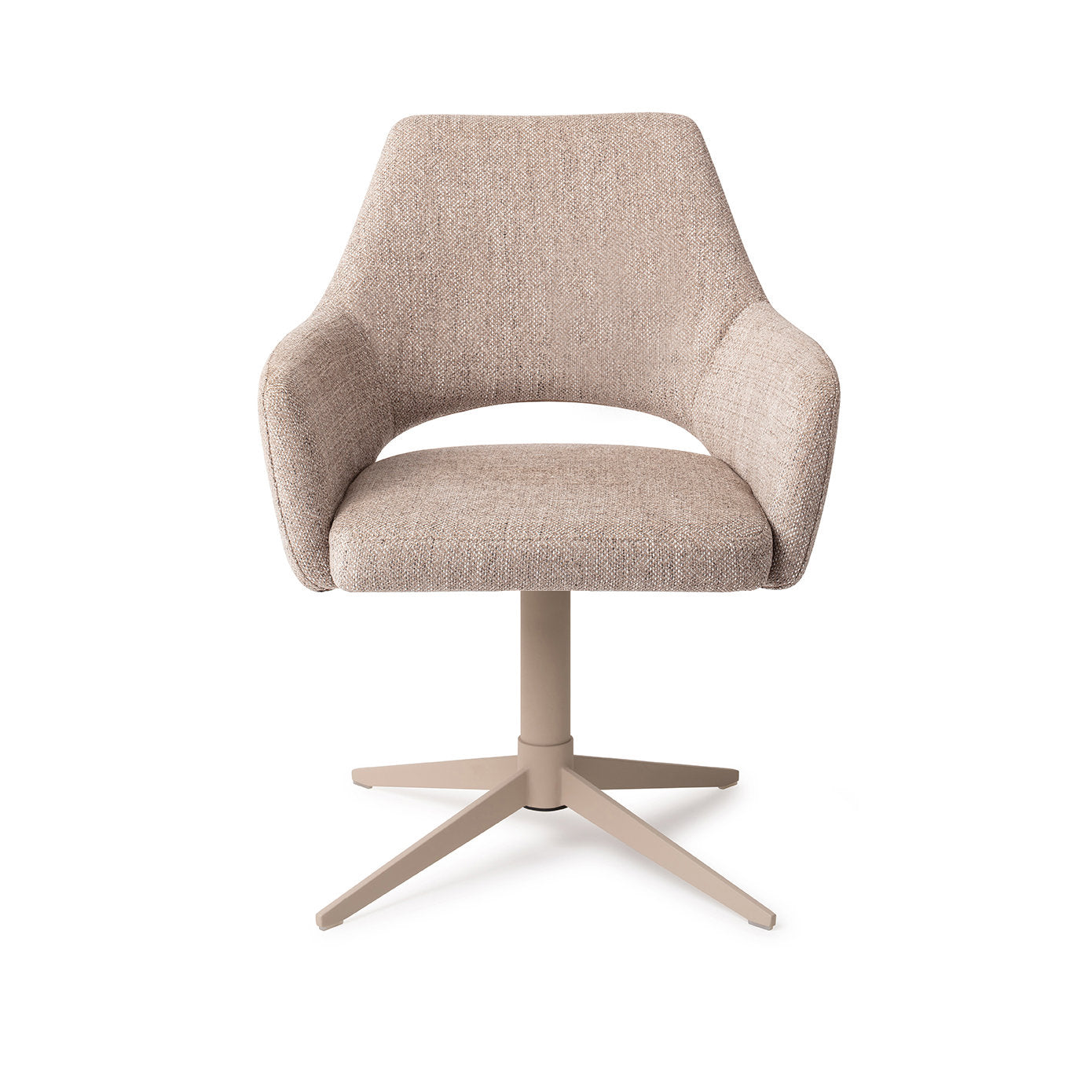 Jesper Home Yanai Biscuit Beach Eetkamerstoel - Quad Beige - KwaliteitWonen.nl