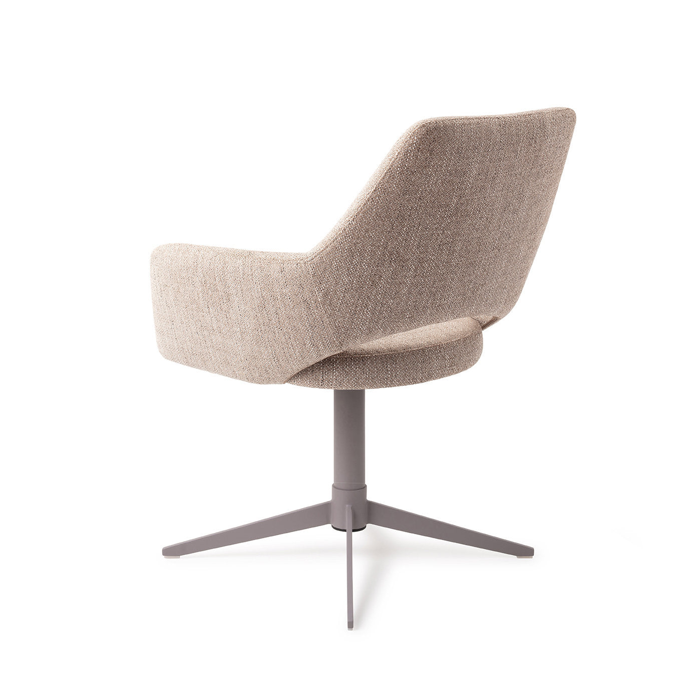 Jesper Home Yanai Biscuit Beach Eetkamerstoel - Quad Grey - KwaliteitWonen.nl