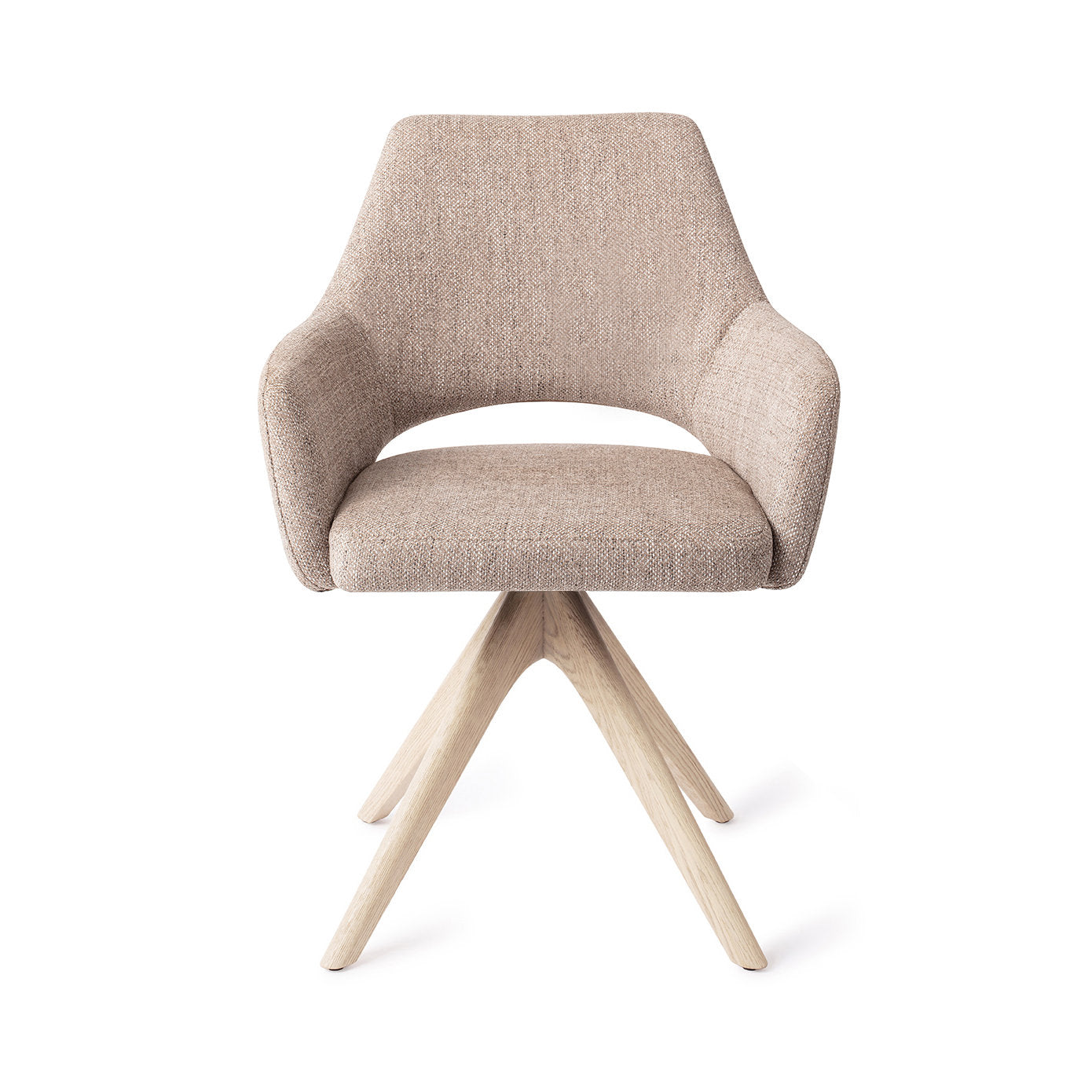 Jesper Home Yanai Biscuit Beach Eetkamerstoel - Revolve Oak Bleach - KwaliteitWonen.nl