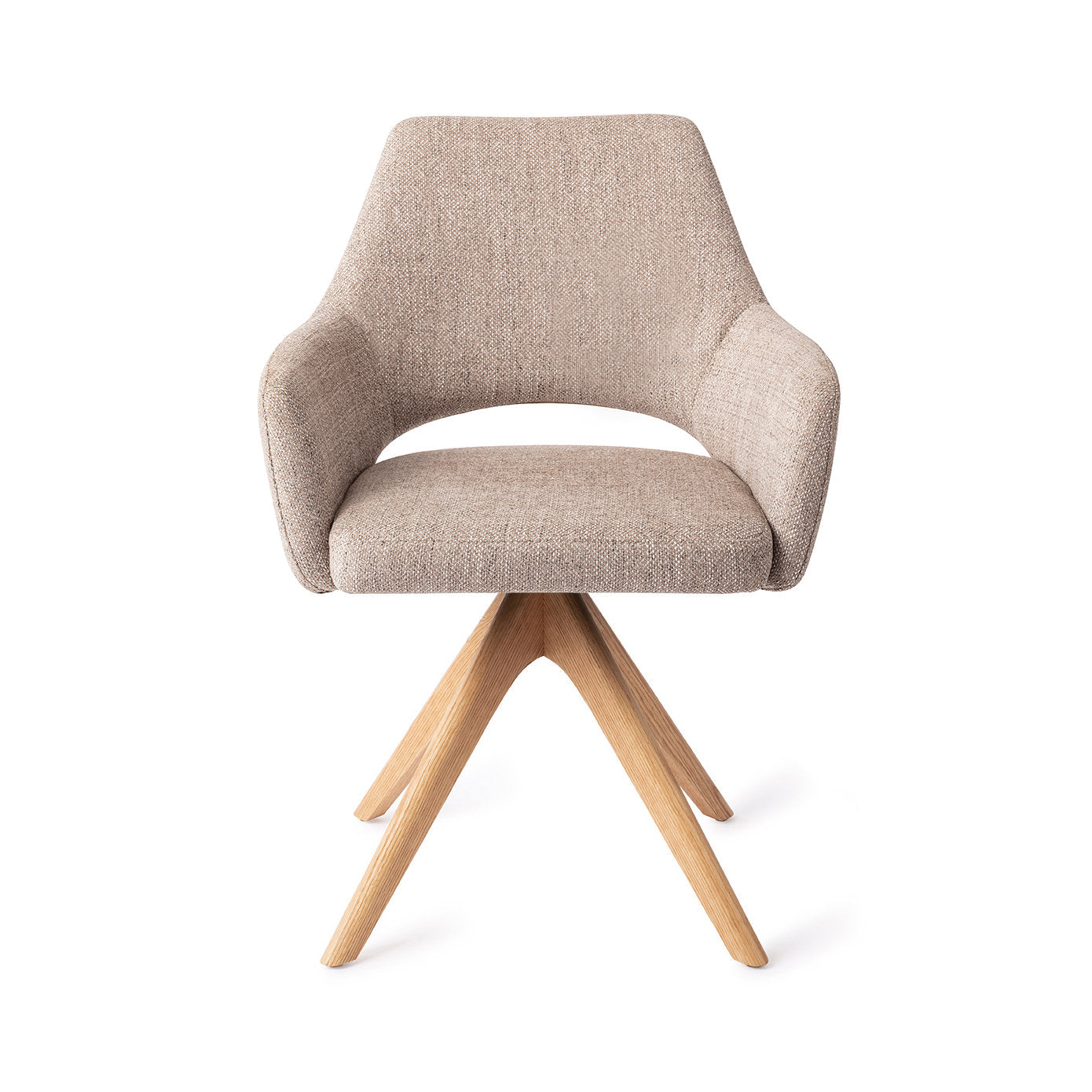 Jesper Home Yanai Biscuit Beach Eetkamerstoel - Revolve Oak Natural - KwaliteitWonen.nl