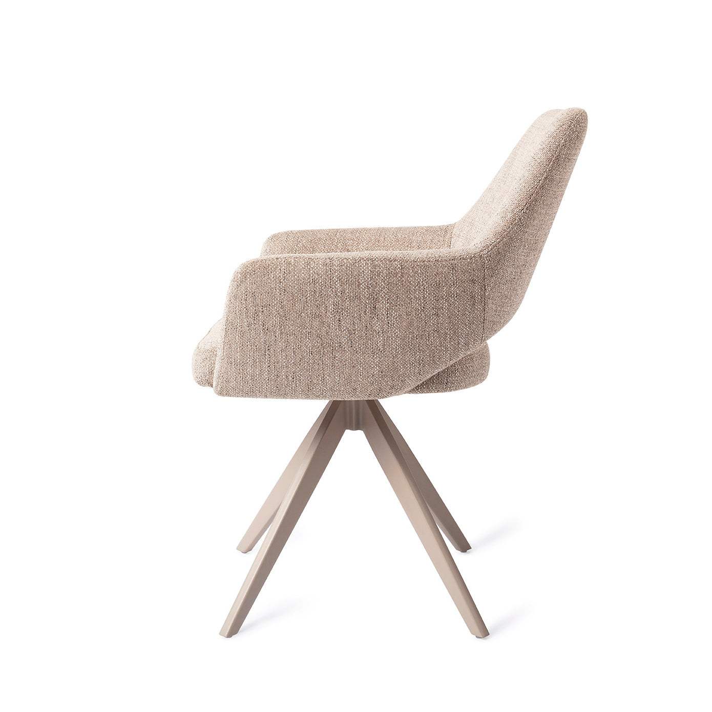 Jesper Home Yanai Biscuit Beach Eetkamerstoel - Turn Beige - KwaliteitWonen.nl