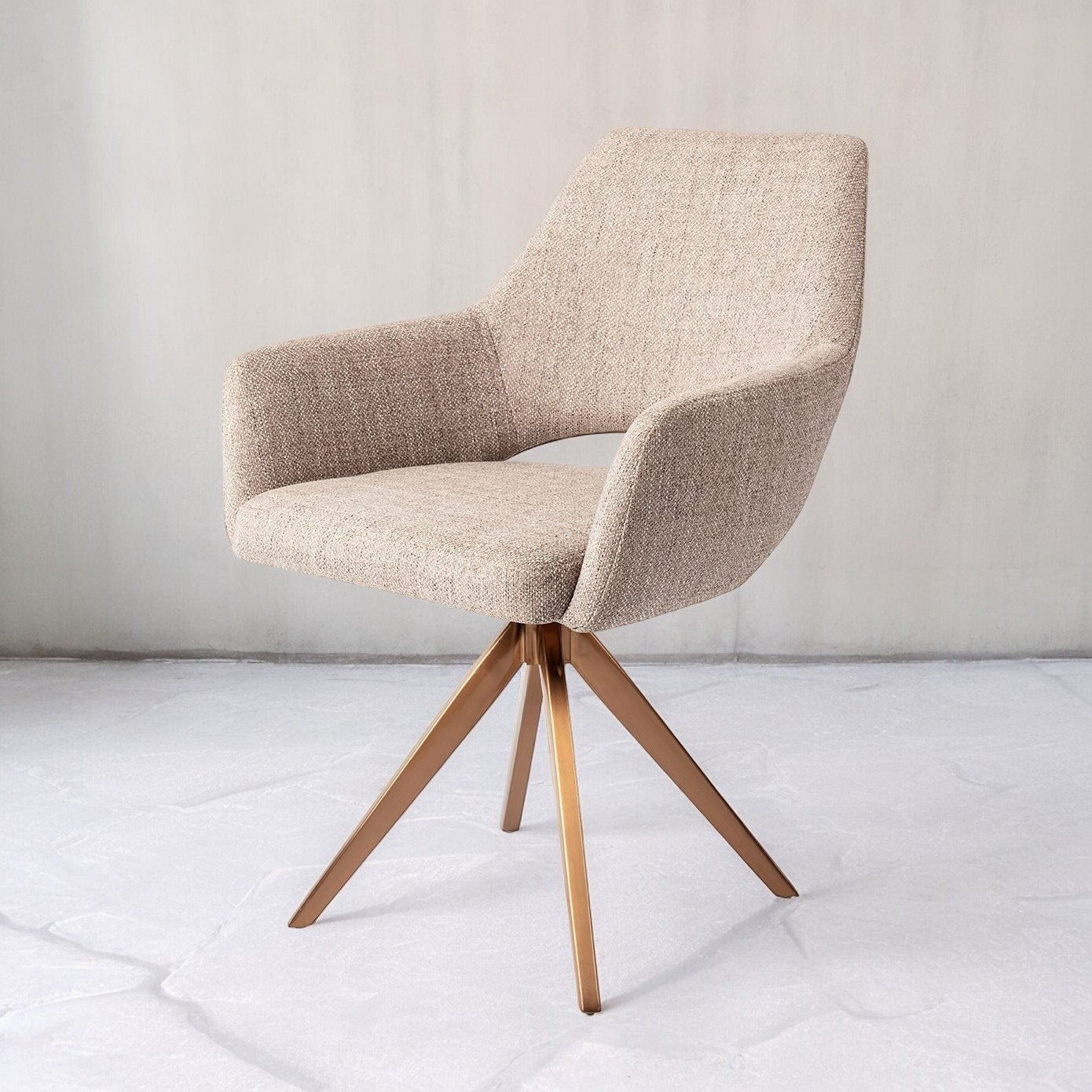 Jesper Home Yanai Biscuit Beach Eetkamerstoel - Turn Rose - KwaliteitWonen.nl