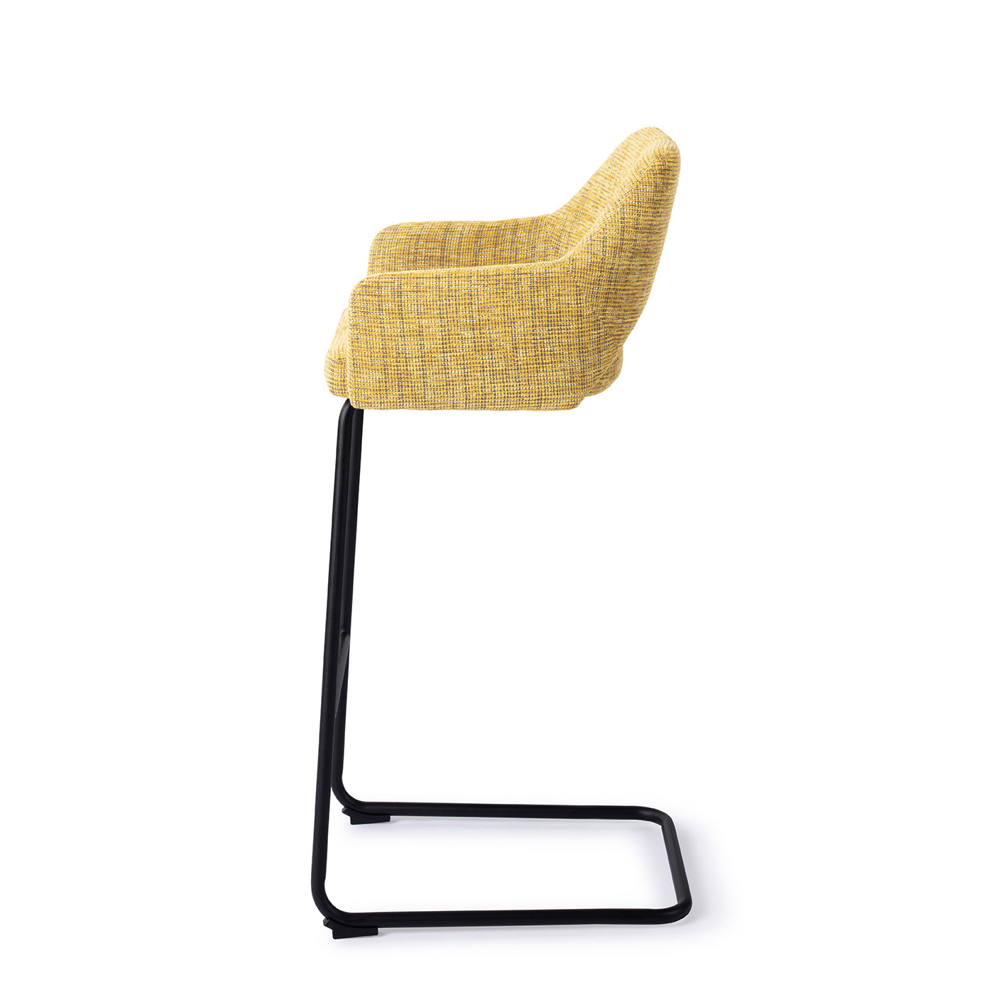 Jesper Home Yanai Lemon Lines Barkruk - Arch Black (H) - KwaliteitWonen.nl