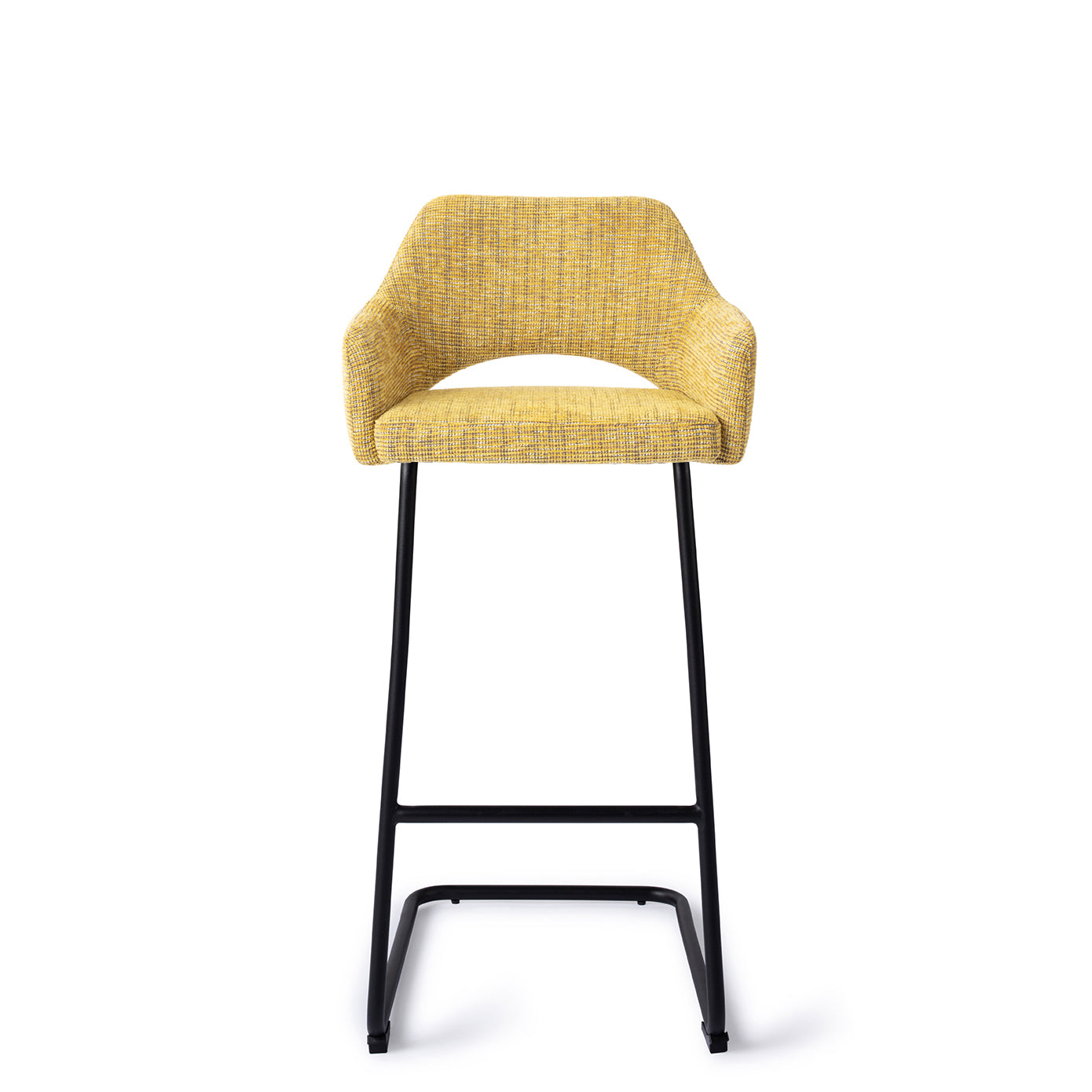 Jesper Home Yanai Lemon Lines Barkruk - Arch Black (H) - KwaliteitWonen.nl