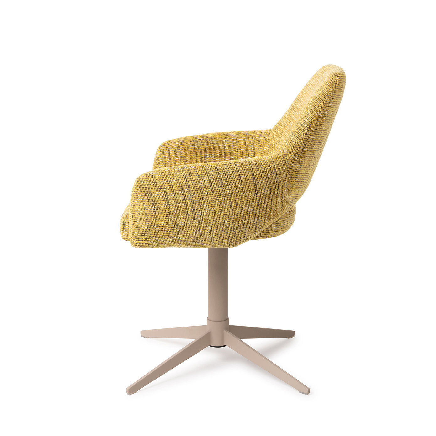 Jesper Home Yanai Lemon Lines Eetkamerstoel - Quad Beige - KwaliteitWonen.nl