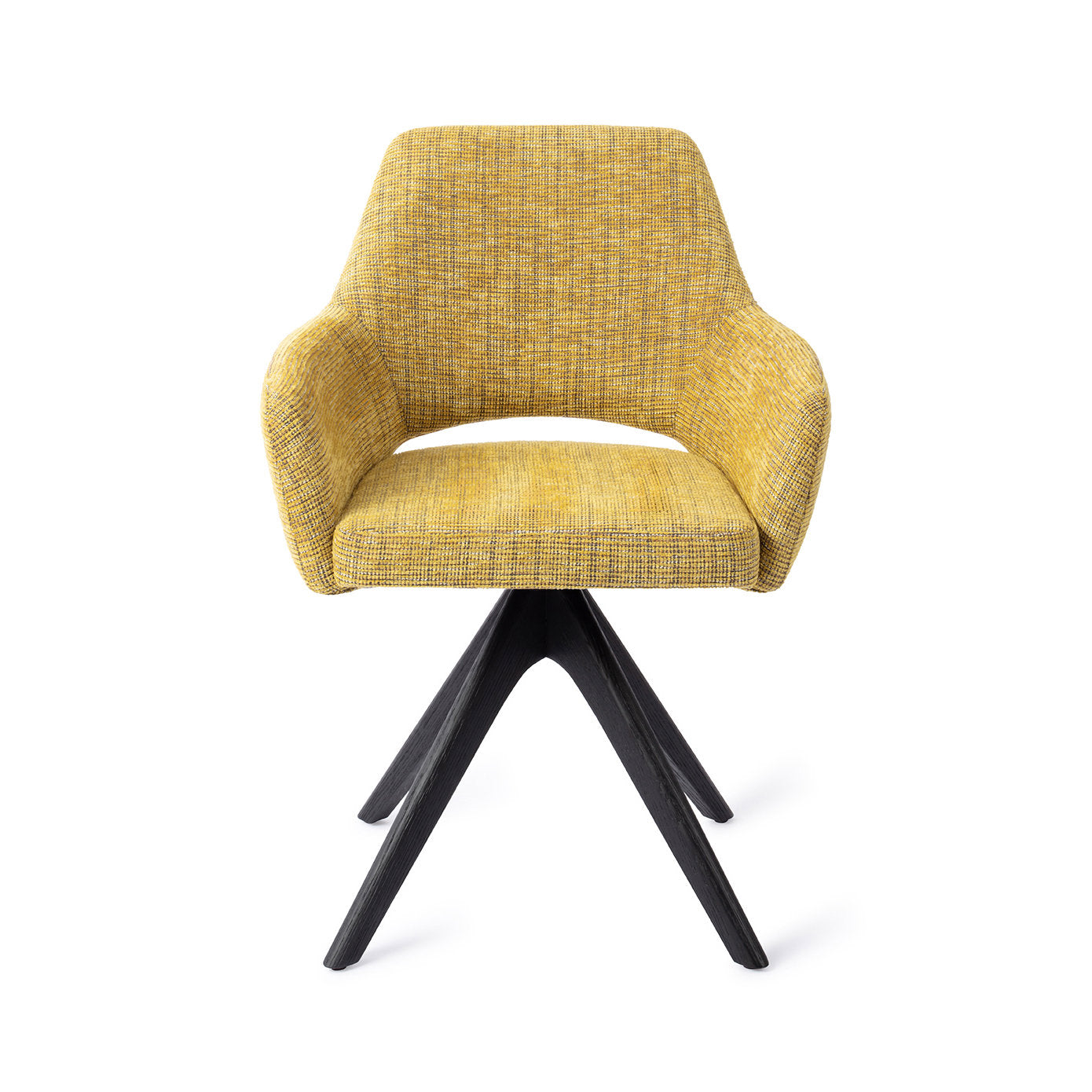 Jesper Home Yanai Lemon Lines Eetkamerstoel - Revolve Oak Black - KwaliteitWonen.nl
