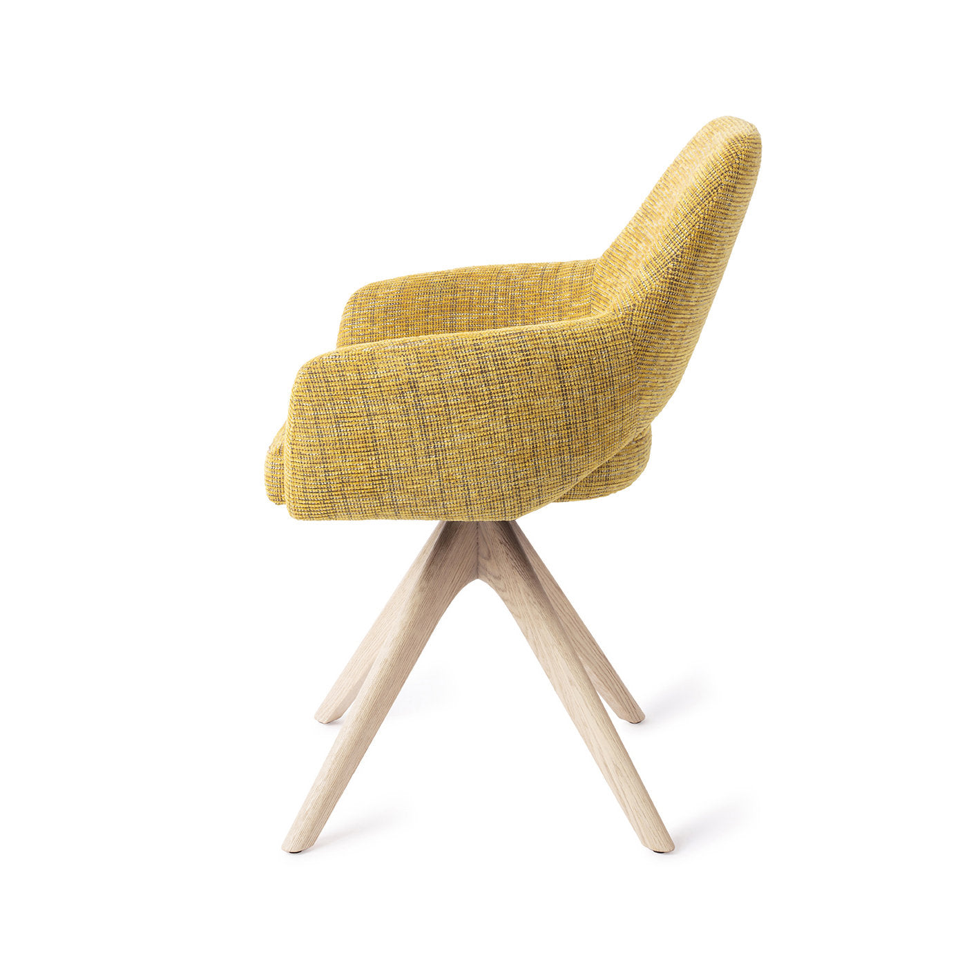 Jesper Home Yanai Lemon Lines Eetkamerstoel - Revolve Oak Bleach - KwaliteitWonen.nl