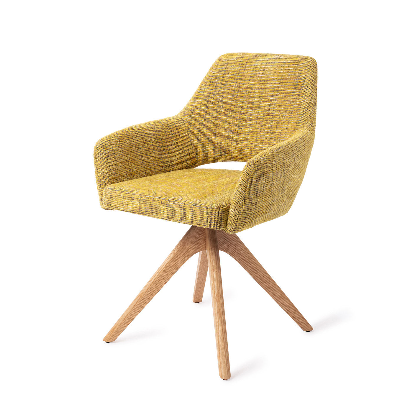 Jesper Home Yanai Lemon Lines Eetkamerstoel - Revolve Oak Natural - KwaliteitWonen.nl