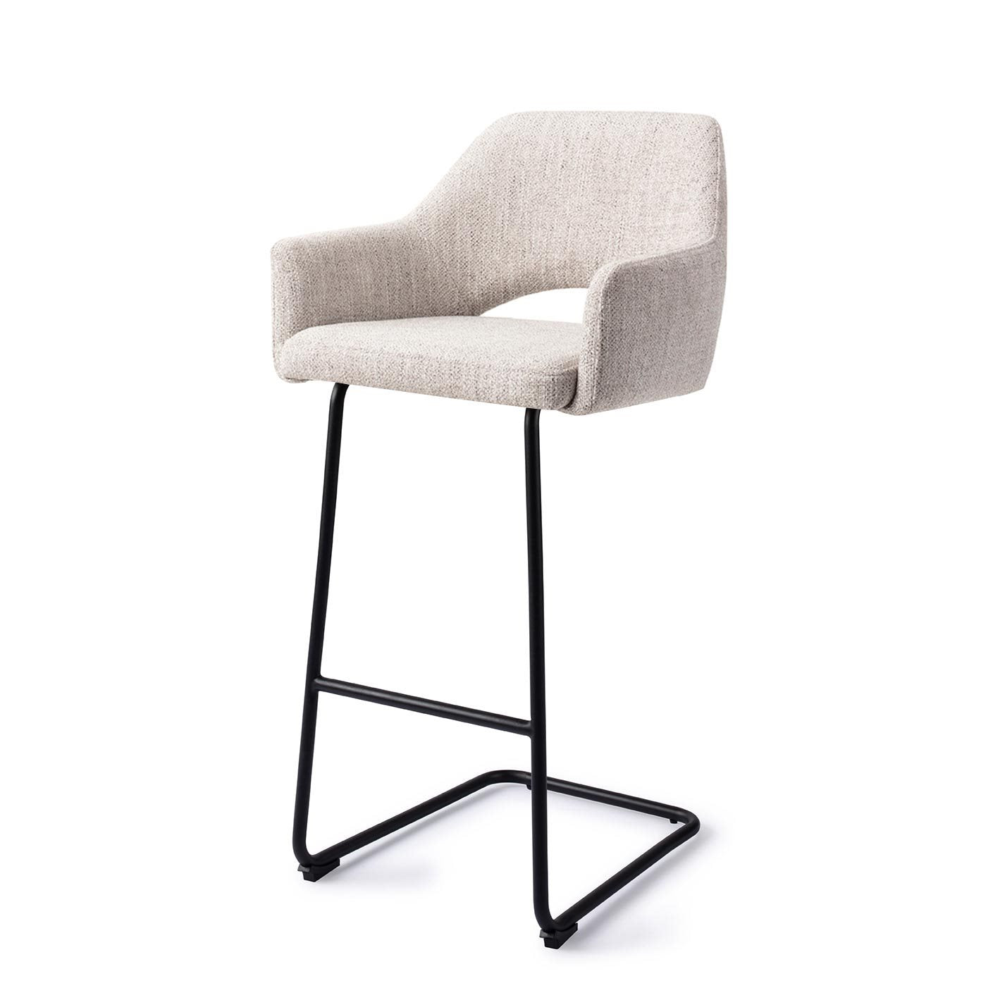 Jesper Home Yanai Pigeon Barkruk - Arch Black (H) - KwaliteitWonen.nl