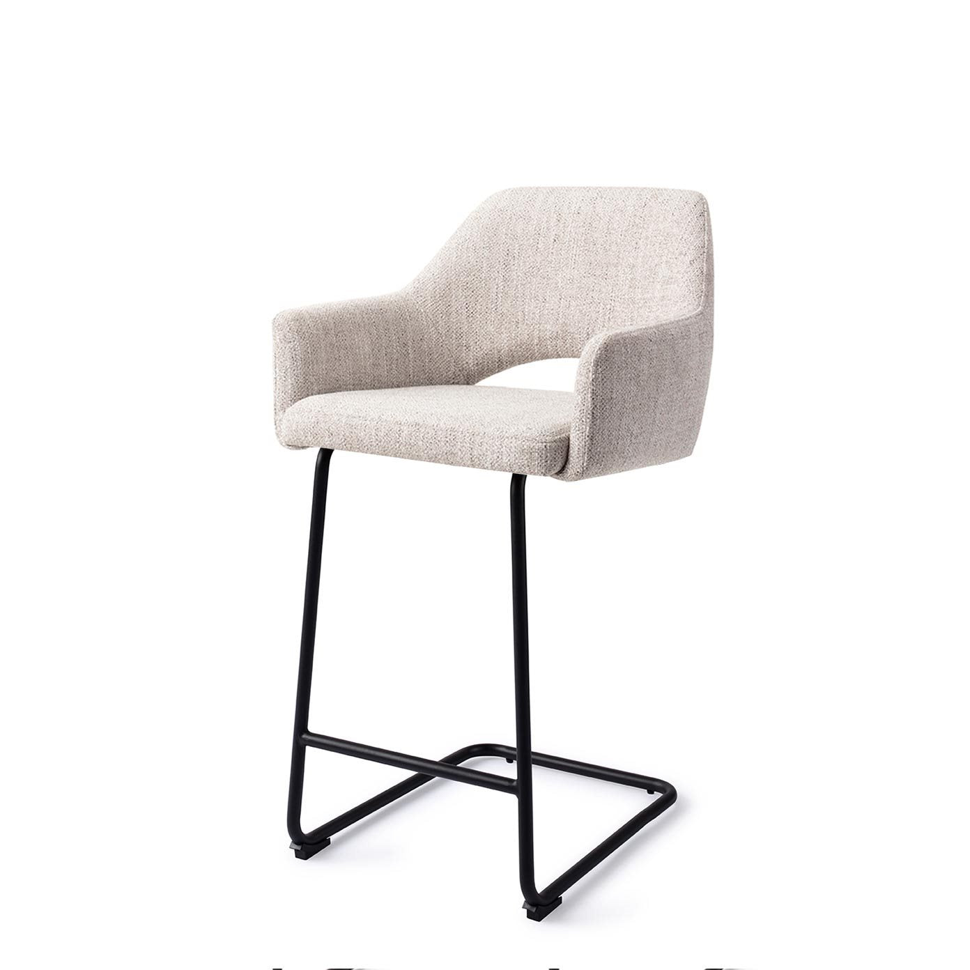 Jesper Home Yanai Pigeon Barkruk - Arch Black (L) - KwaliteitWonen.nl