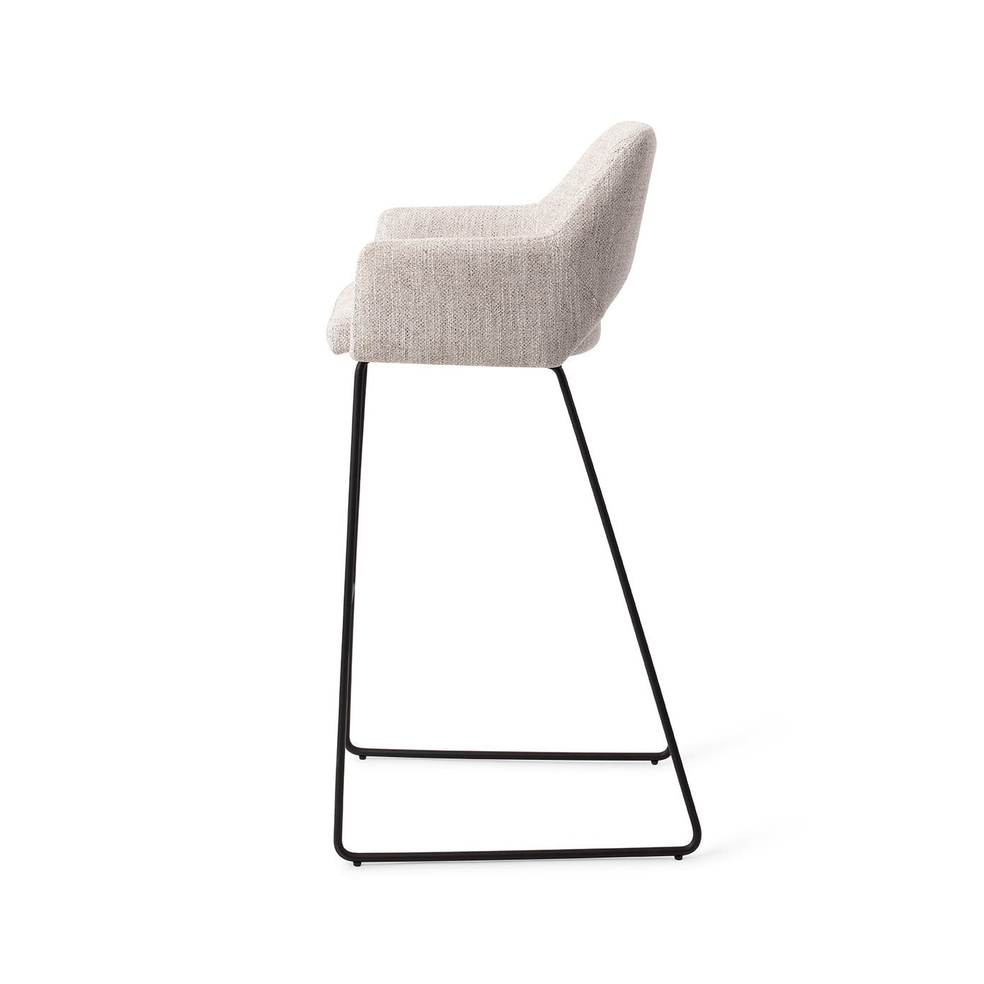 Jesper Home Yanai Pigeon Barkruk - Slide Black (H) - KwaliteitWonen.nl