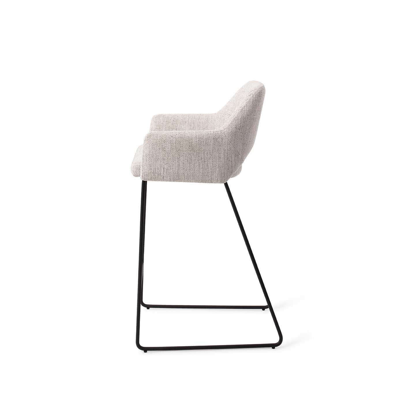 Jesper Home Yanai Pigeon Barkruk - Slide Black (L) - KwaliteitWonen.nl