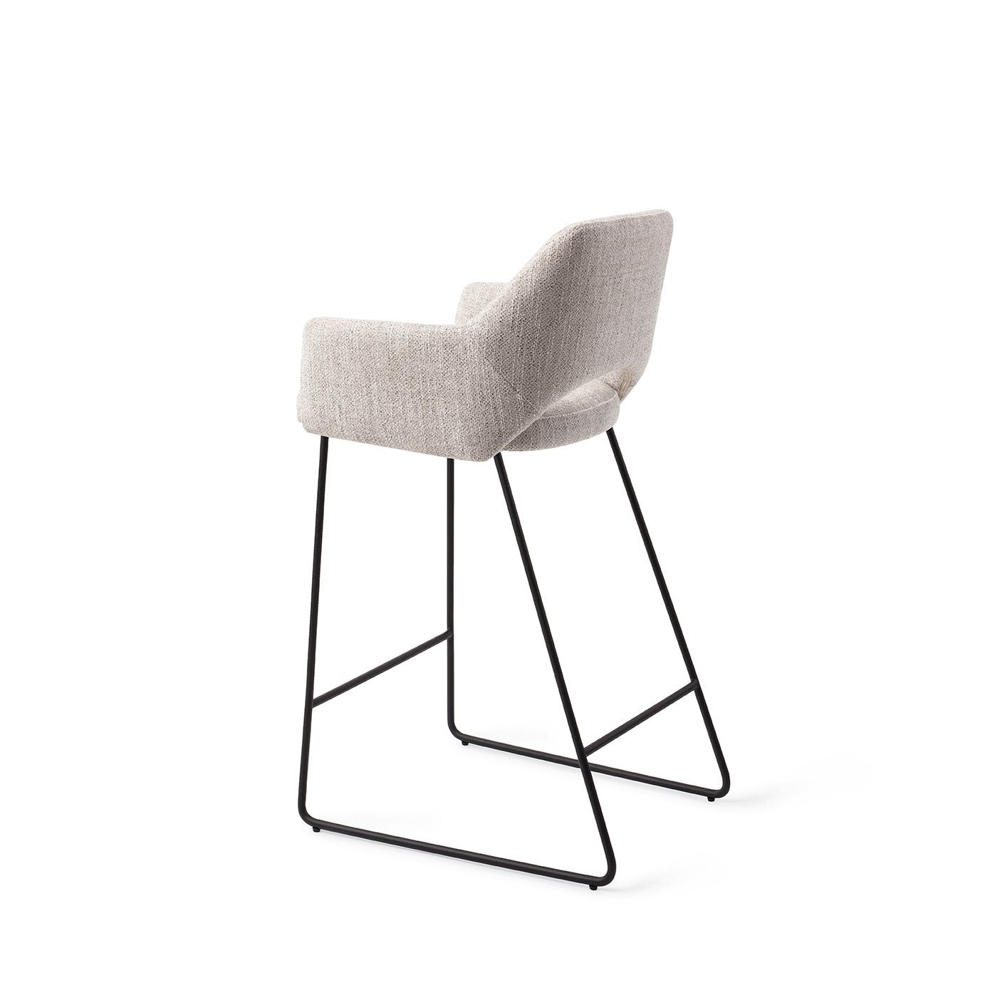 Jesper Home Yanai Pigeon Barkruk - Slide Black (L) - KwaliteitWonen.nl
