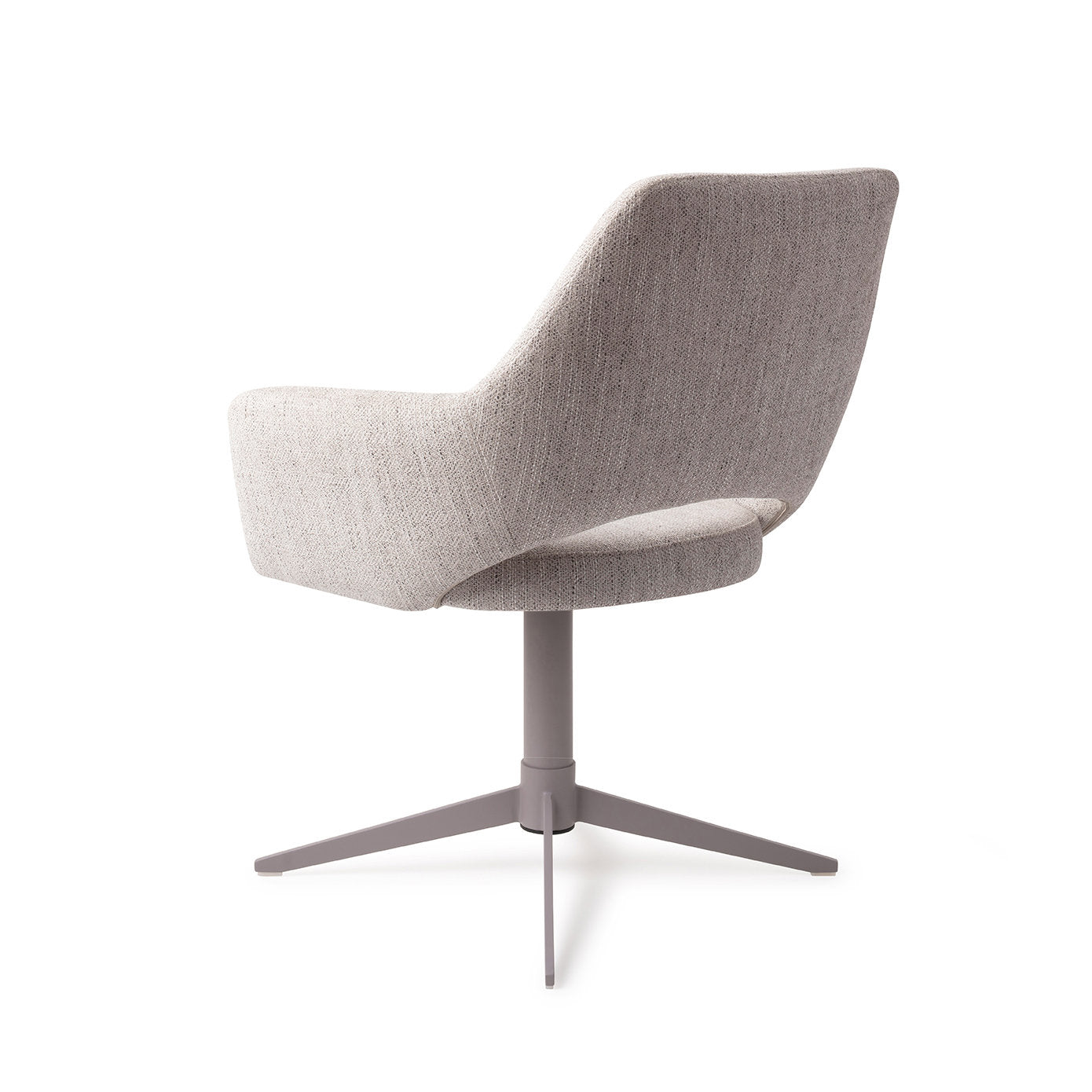 Jesper Home Yanai Pigeon Eetkamerstoel - Quad Grey - KwaliteitWonen.nl