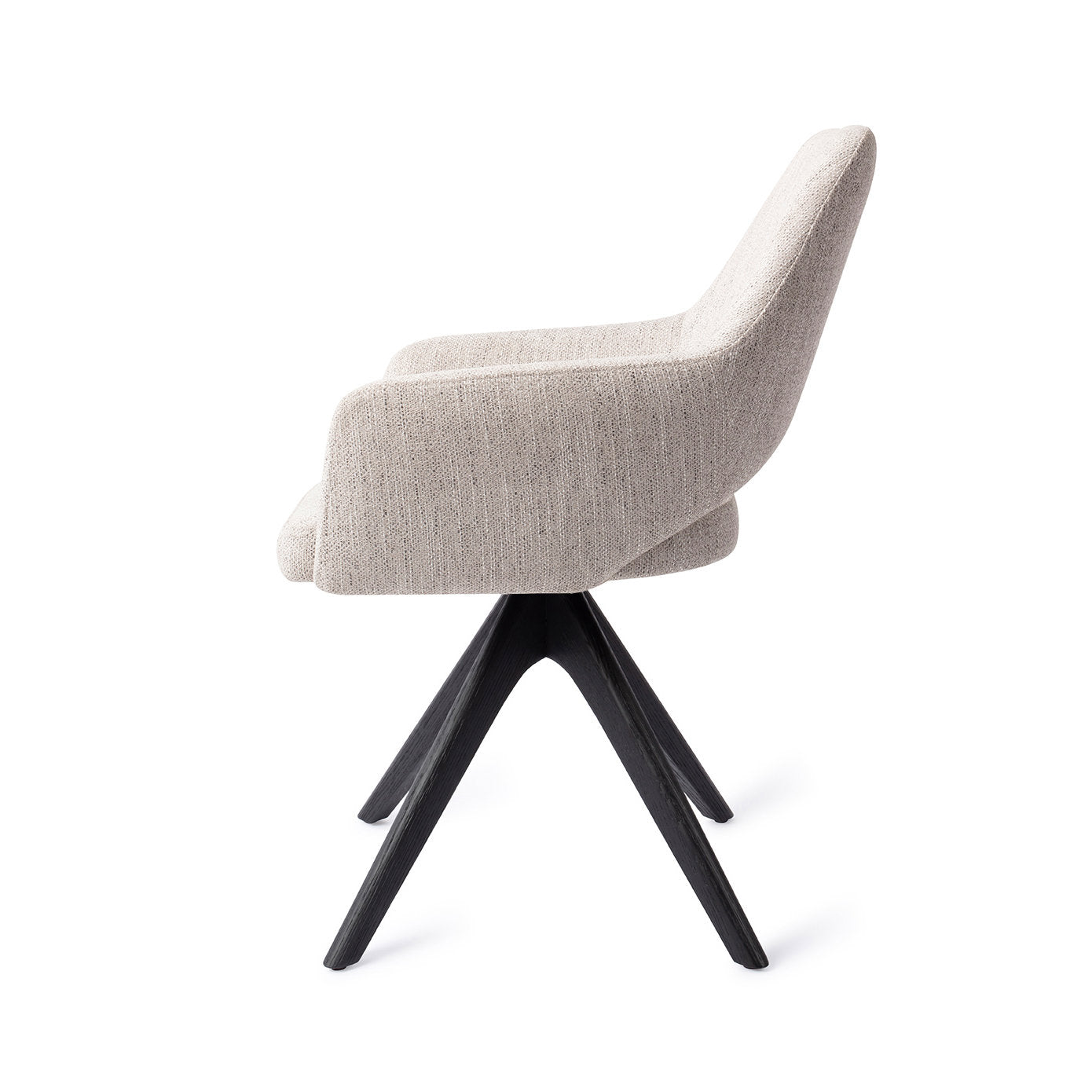 Jesper Home Yanai Pigeon Eetkamerstoel - Revolve Oak Black - KwaliteitWonen.nl