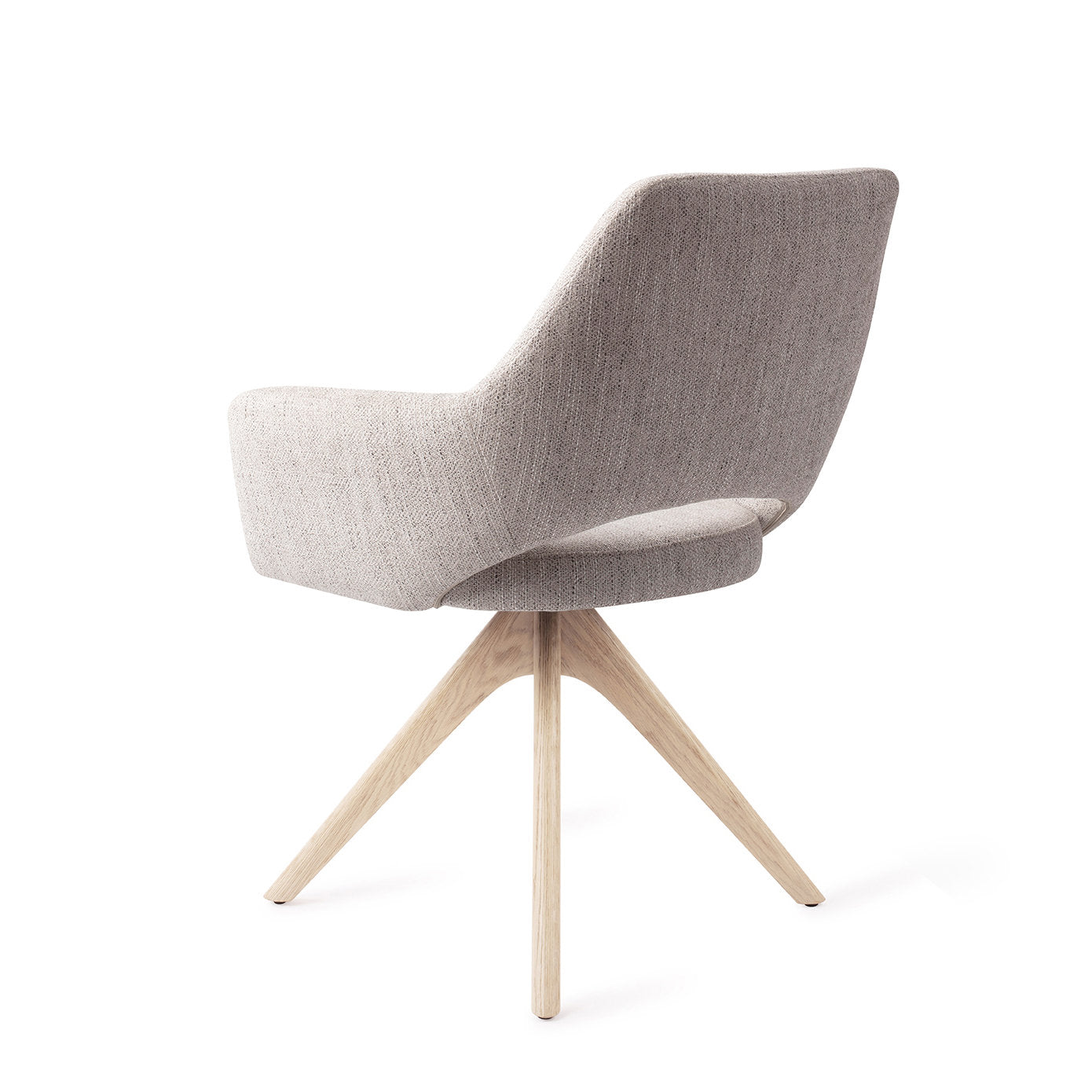 Jesper Home Yanai Pigeon Eetkamerstoel - Revolve Oak Bleach - KwaliteitWonen.nl