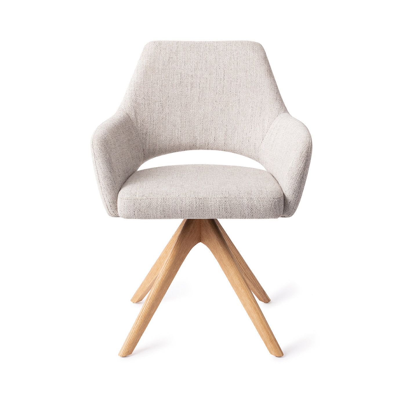 Jesper Home Yanai Pigeon Eetkamerstoel - Revolve Oak Natural - KwaliteitWonen.nl