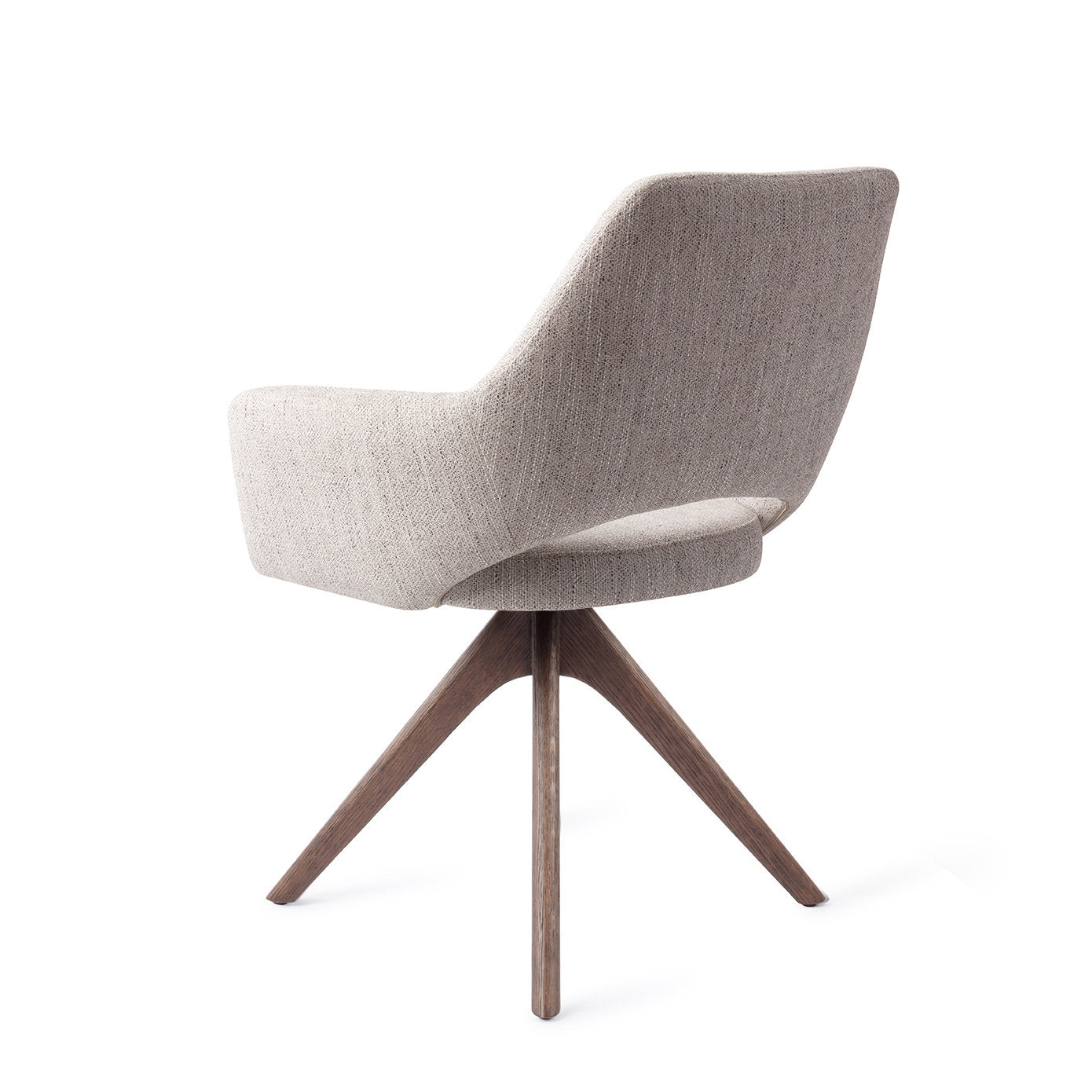 Jesper Home Yanai Pigeon Eetkamerstoel - Revolve Oak Walnut - KwaliteitWonen.nl