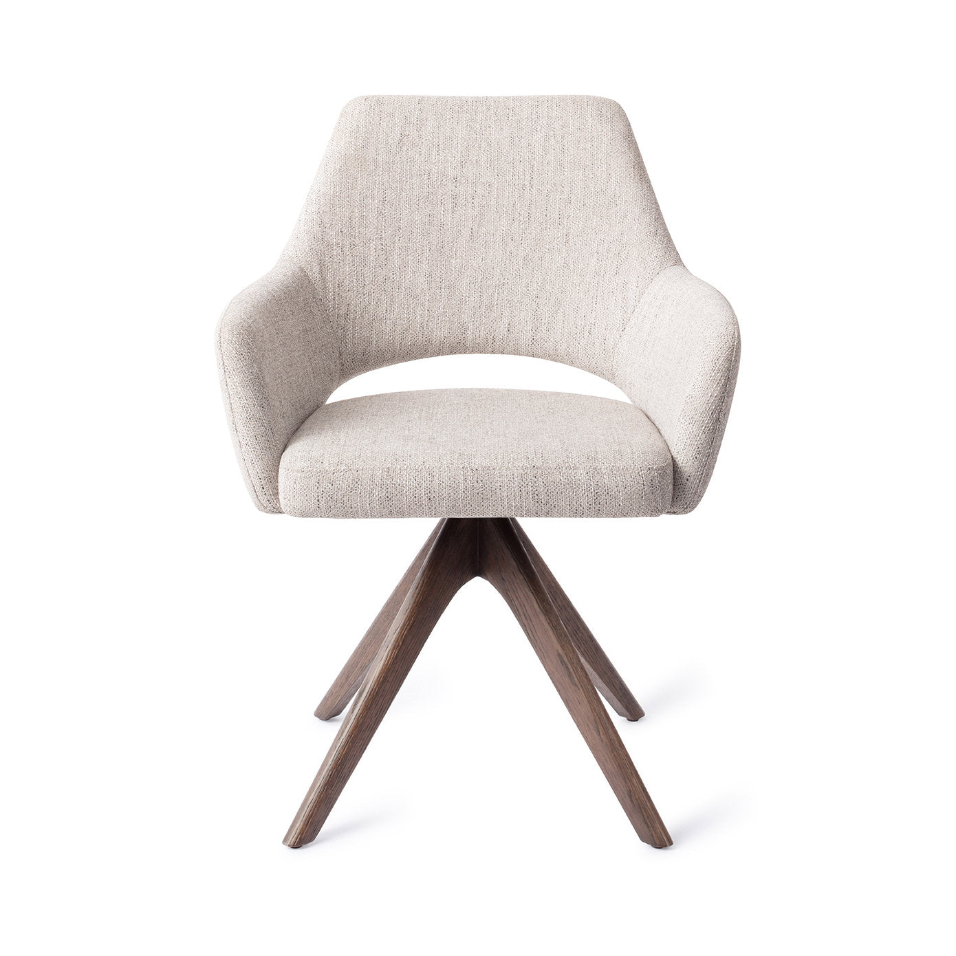 Jesper Home Yanai Pigeon Eetkamerstoel - Revolve Oak Walnut - KwaliteitWonen.nl