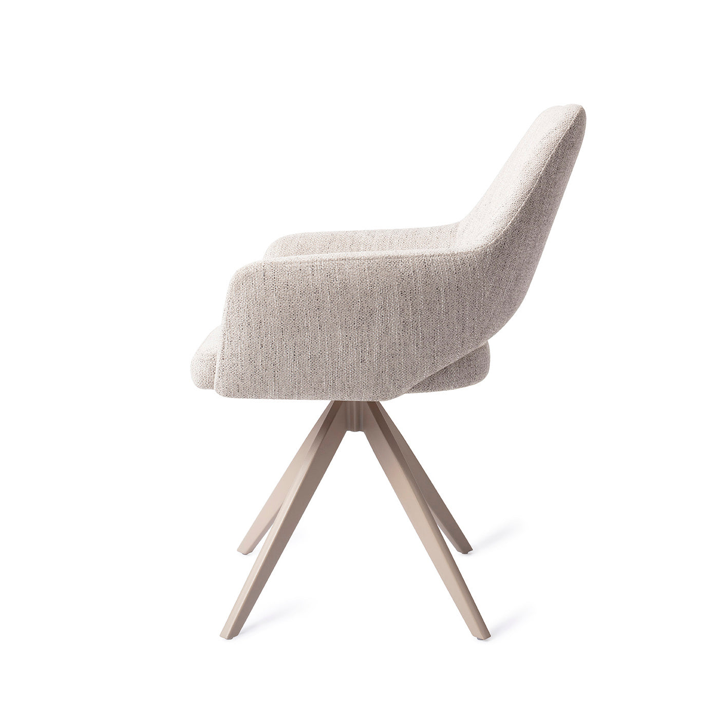 Jesper Home Yanai Pigeon Eetkamerstoel - Turn Beige - KwaliteitWonen.nl