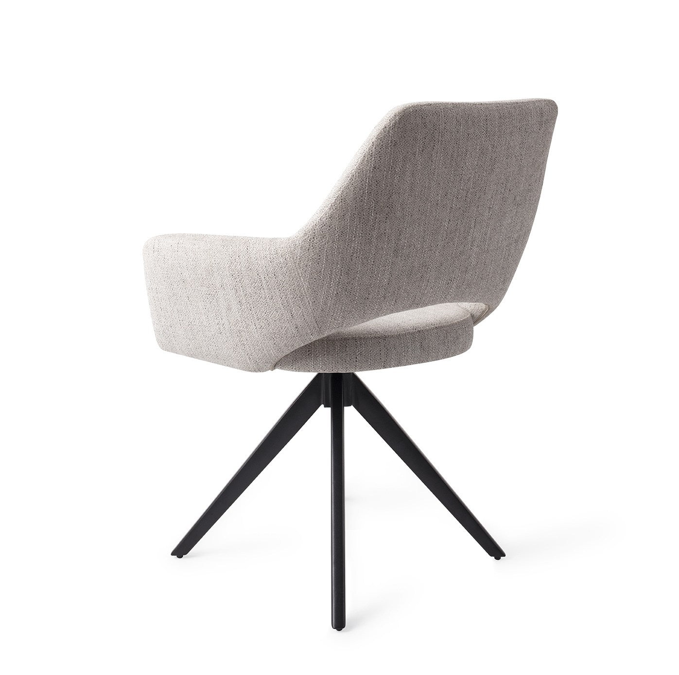 Jesper Home Yanai Pigeon Eetkamerstoel - Turn Black - KwaliteitWonen.nl