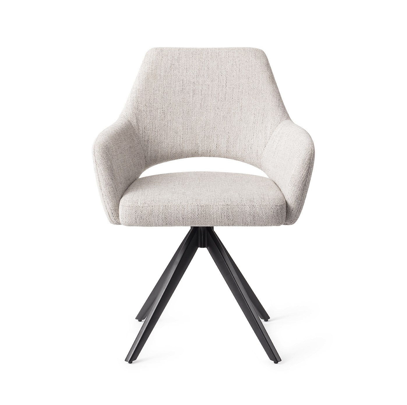 Jesper Home Yanai Pigeon Eetkamerstoel - Turn Black - KwaliteitWonen.nl