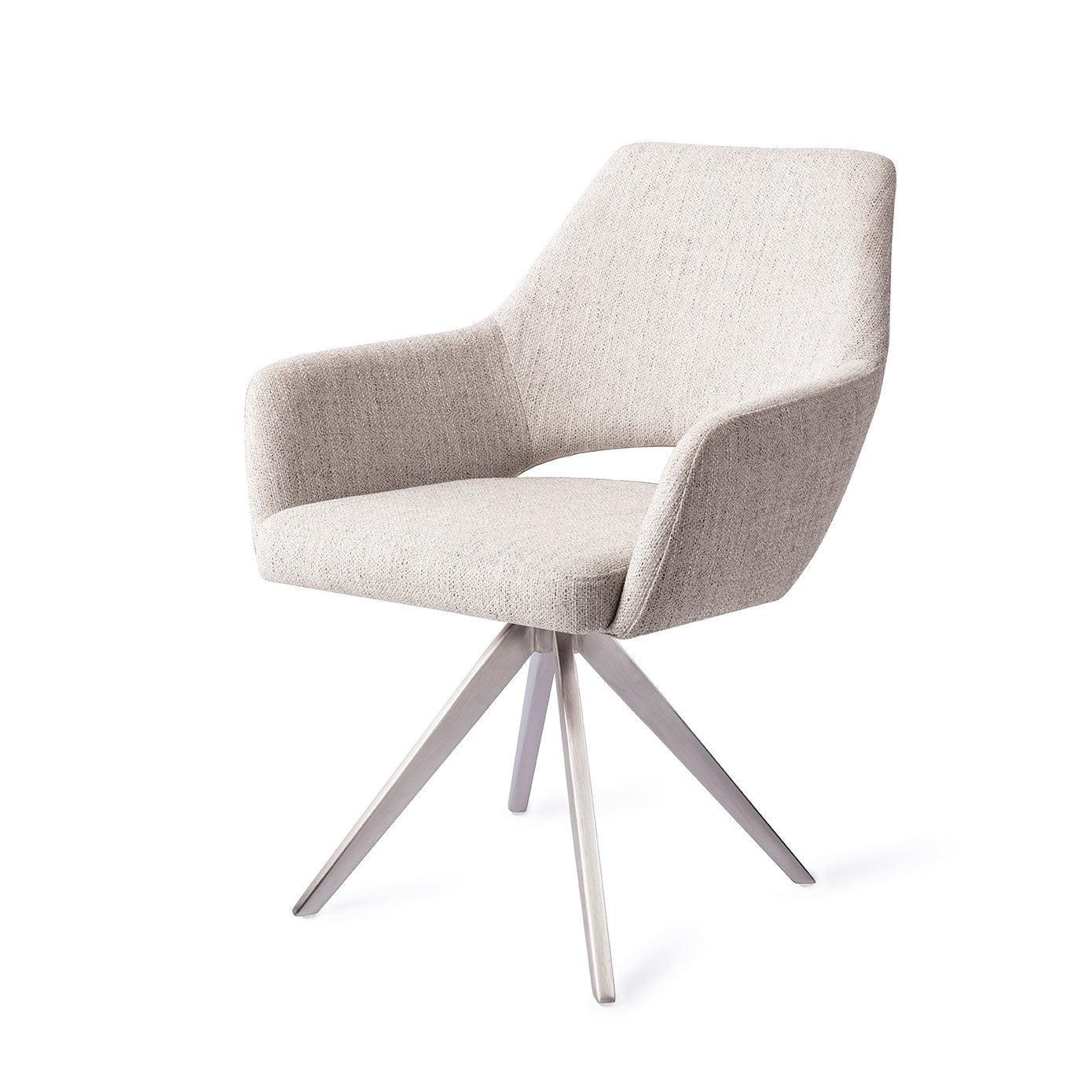 Jesper Home Yanai Pigeon Eetkamerstoel - Turn Steel - KwaliteitWonen.nl