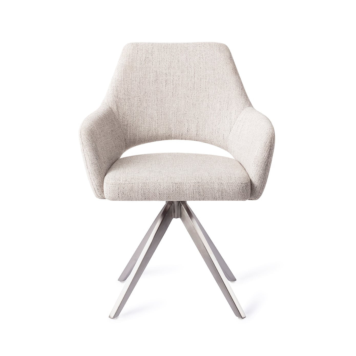 Jesper Home Yanai Pigeon Eetkamerstoel - Turn Steel - KwaliteitWonen.nl