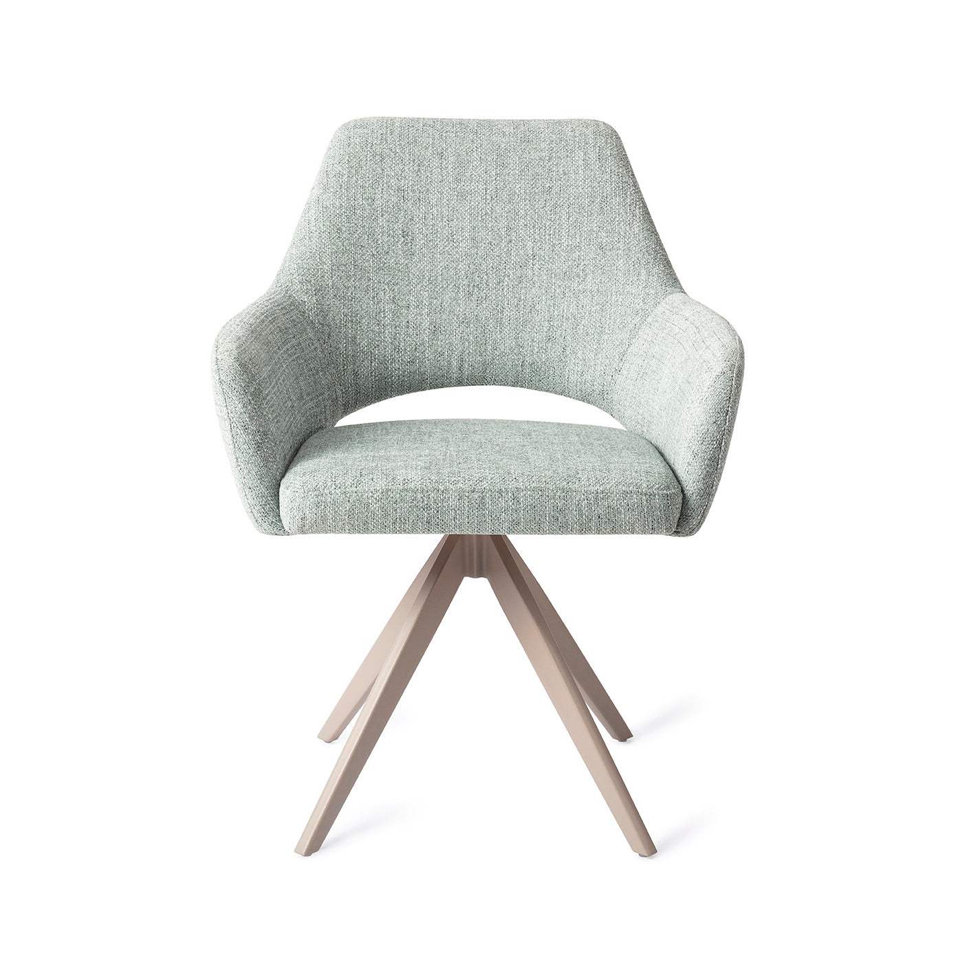 Jesper Home Yanai Soft Sage Eetkamerstoel - Turn Beige - KwaliteitWonen.nl