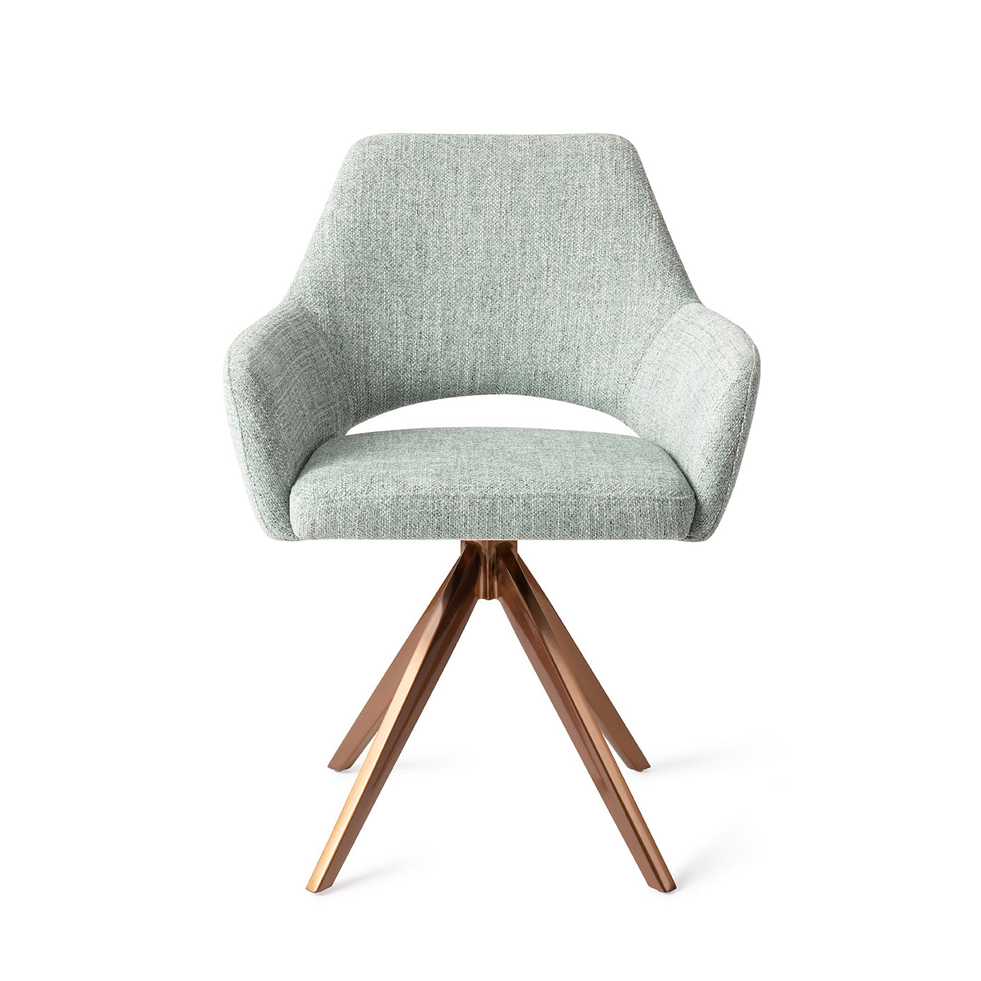 Jesper Home Yanai Soft Sage Eetkamerstoel - Turn Rose - KwaliteitWonen.nl