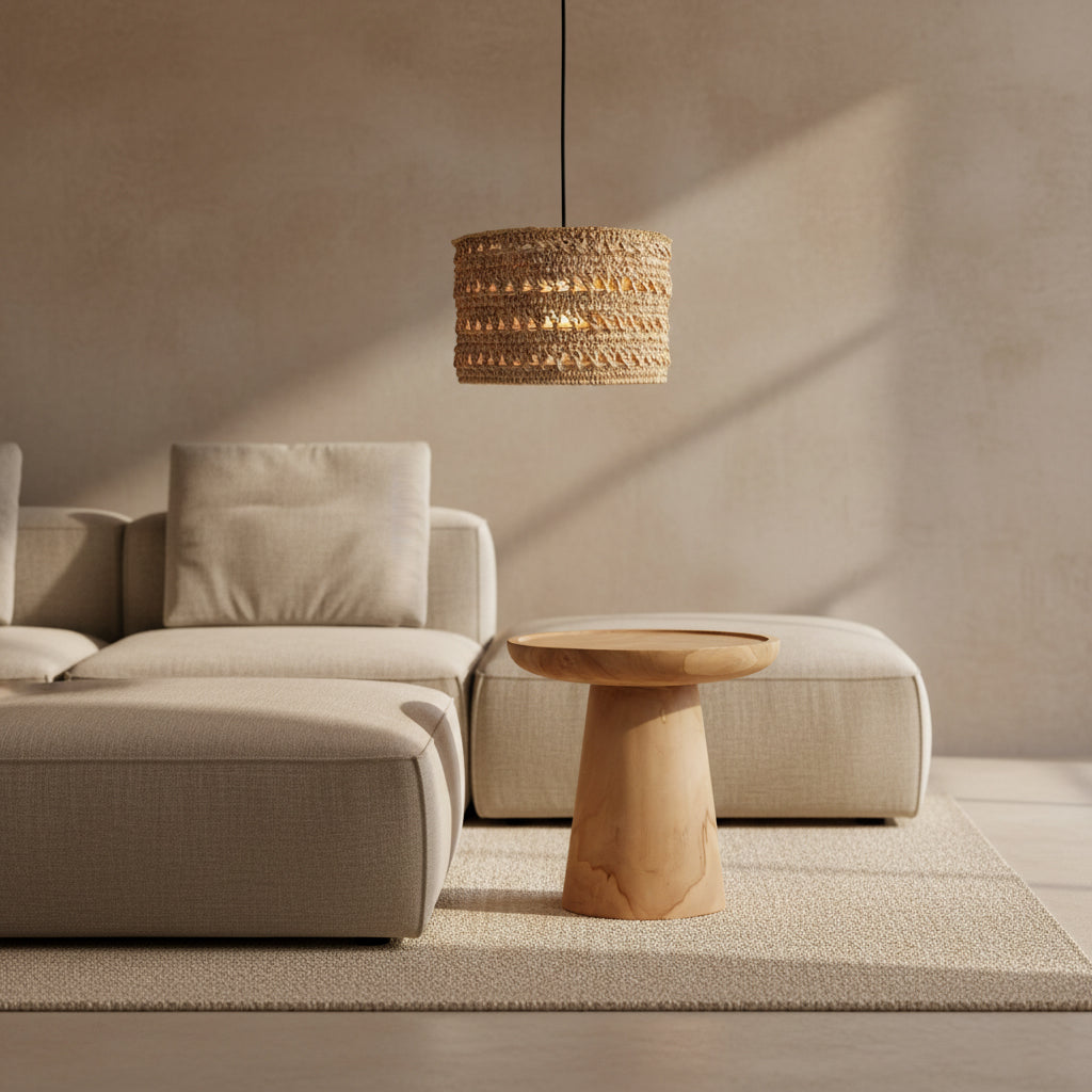 Raw Materials Herba Hanglamp Van Zeegras - Ø 30x20 Cm