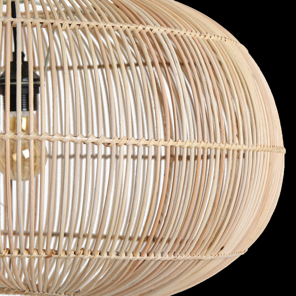 Raw Materials Luna Rotan Hanglamp Orbit -Ø 62x37 Cm