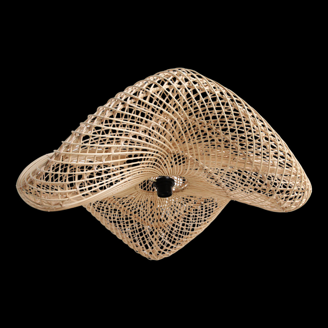 Raw Materials Wave Rotan Hanglamp L - Ø 71x26 Cm