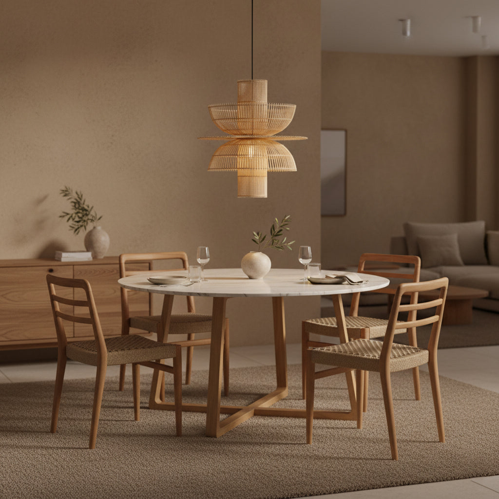 Raw Materials Saturn Rotan Hanglamp - Ø 65x63 Cm