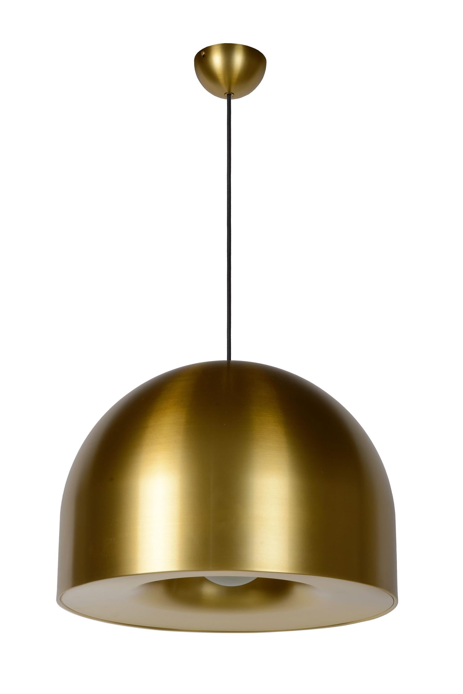 Lucide AKRON - Hanglamp - Ø 50 cm - 1xE27 - Mat Goud / Messing | Premium - KwaliteitWonen.nl
