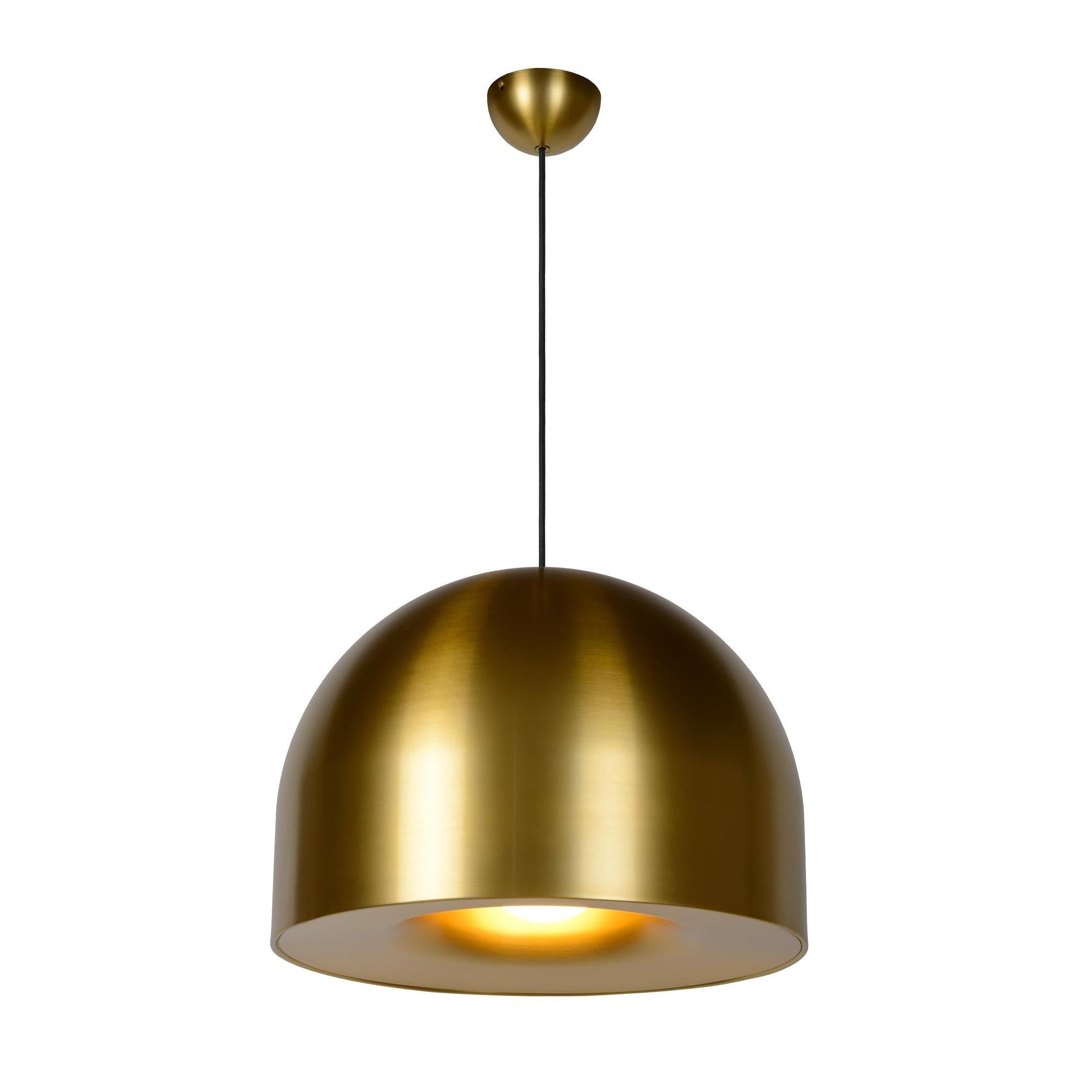 Lucide AKRON - Hanglamp - Ø 50 cm - 1xE27 - Mat Goud / Messing | Premium - KwaliteitWonen.nl