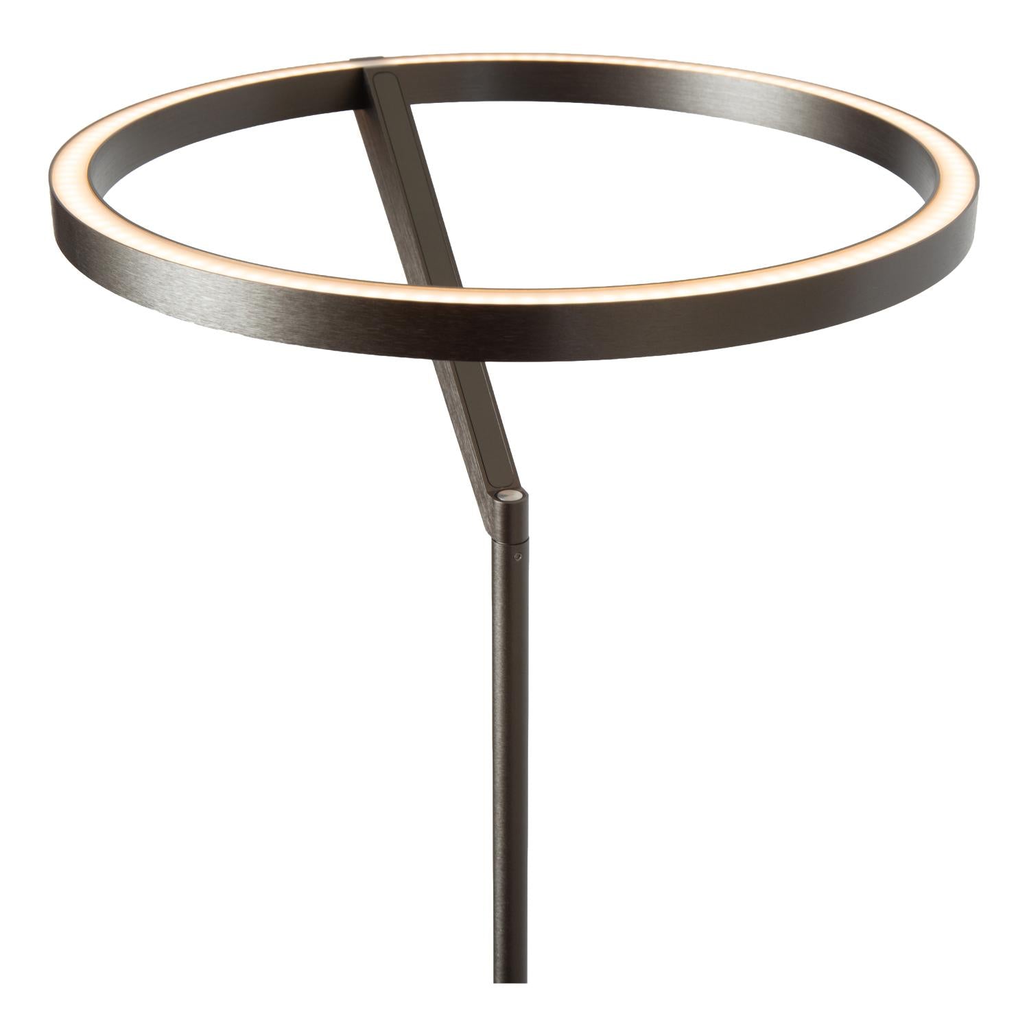 Lucide APPLAUSE - Vloerlamp - Ø 33 cm - LED Dimb. - CCT - 2700K/4000K - Grijs ijzer | Premium - KwaliteitWonen.nl