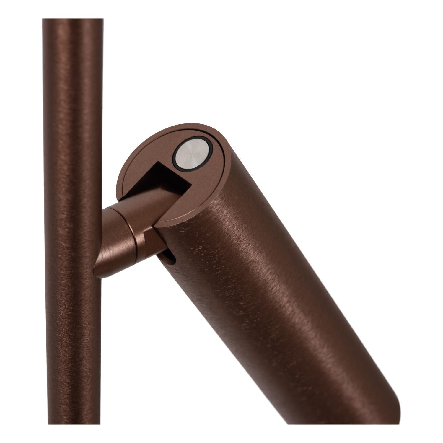 Lucide APPLAUSE - Vloerlamp - Ø 33 cm - LED Dimb. - CCT - 2700K/4000K - Koffie | Premium - KwaliteitWonen.nl