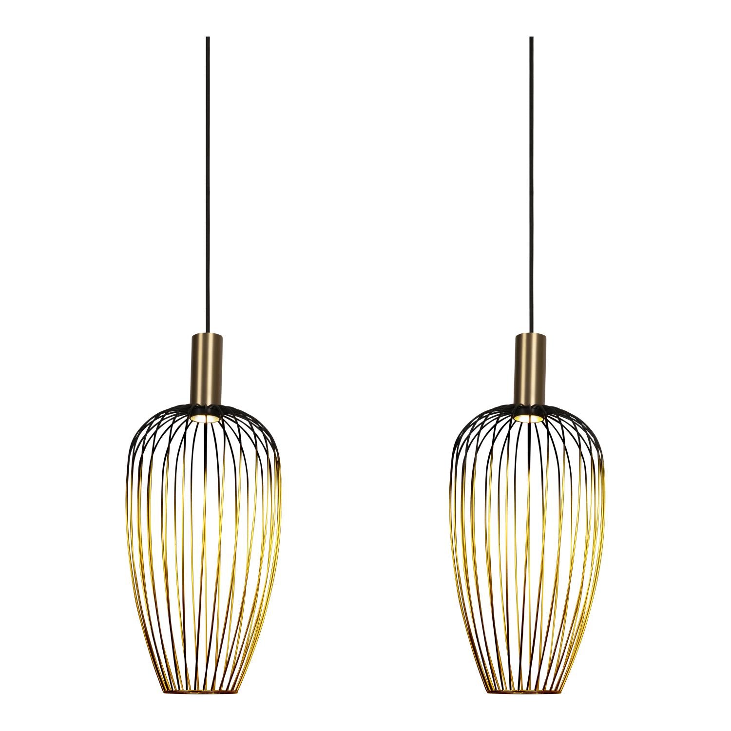 Lucide AURELIE - Hanglamp - 3xGU10 (MR11) - Goud | Vibes - KwaliteitWonen.nl