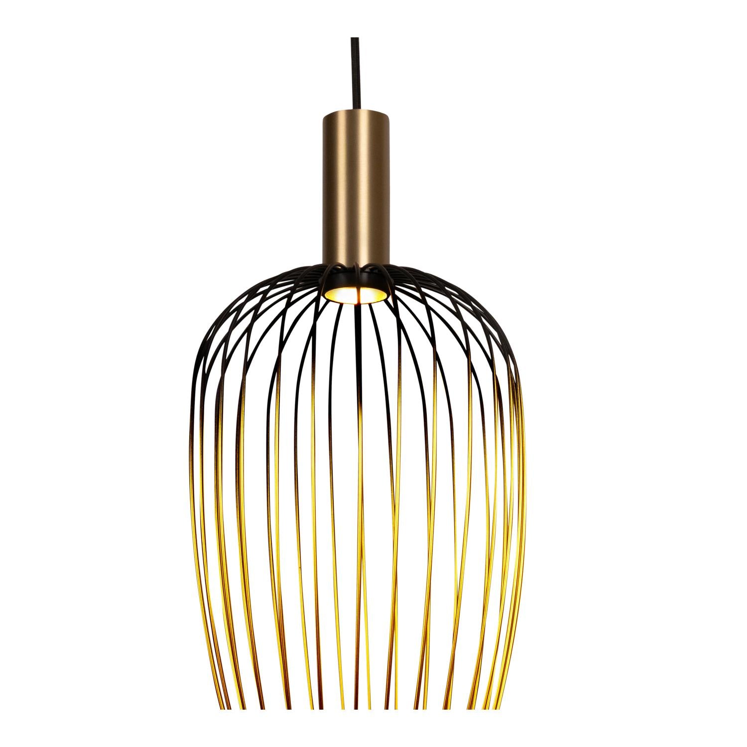 Lucide AURELIE - Hanglamp - Ø 30 cm - 1xGU10 (MR11) - Goud | Vibes - KwaliteitWonen.nl