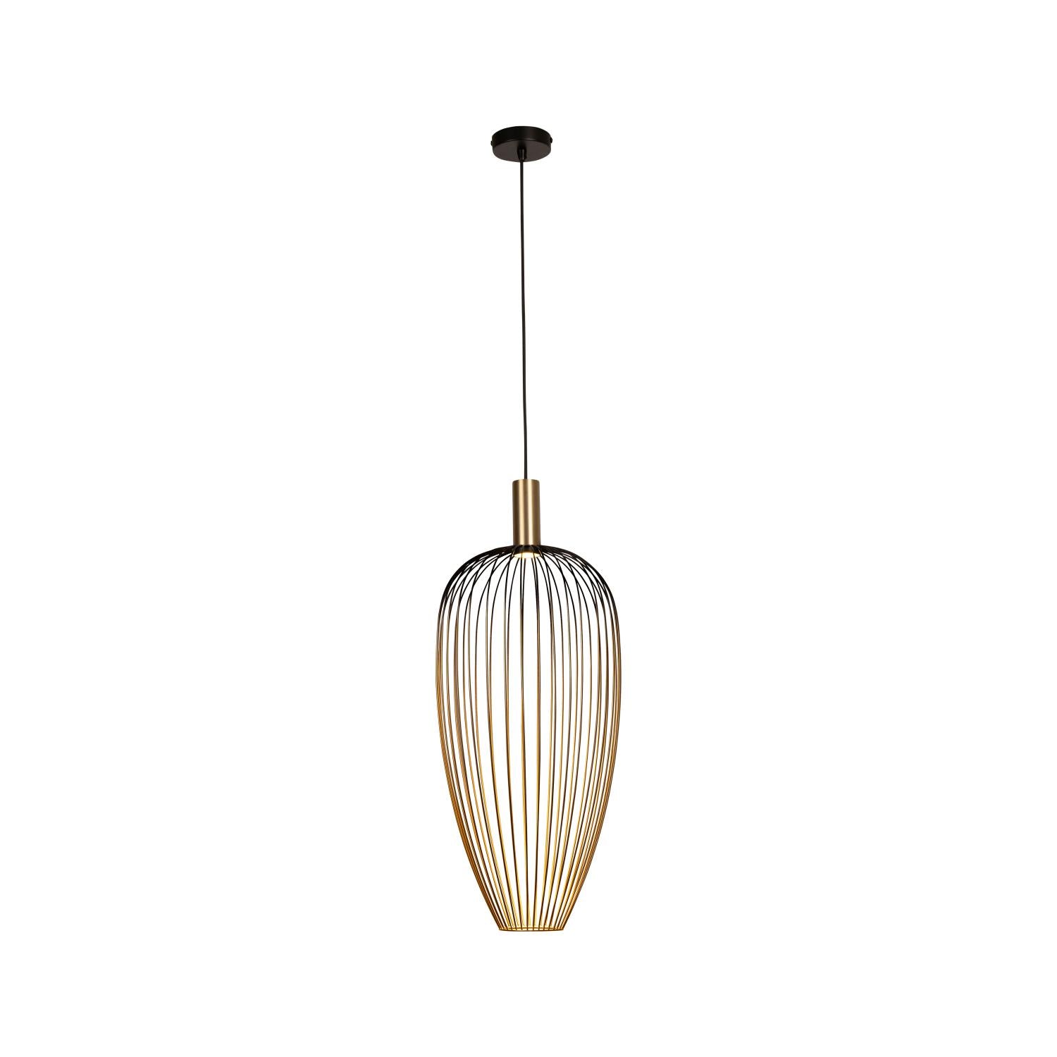 Lucide AURELIE - Hanglamp - Ø 30 cm - 1xGU10 (MR11) - Goud | Vibes - KwaliteitWonen.nl