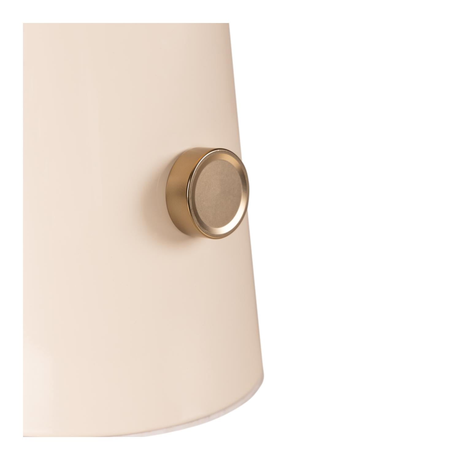 Lucide BARONE - Tafellamp - Ø 38 cm - 1xE27 - Beige | Vibes - KwaliteitWonen.nl