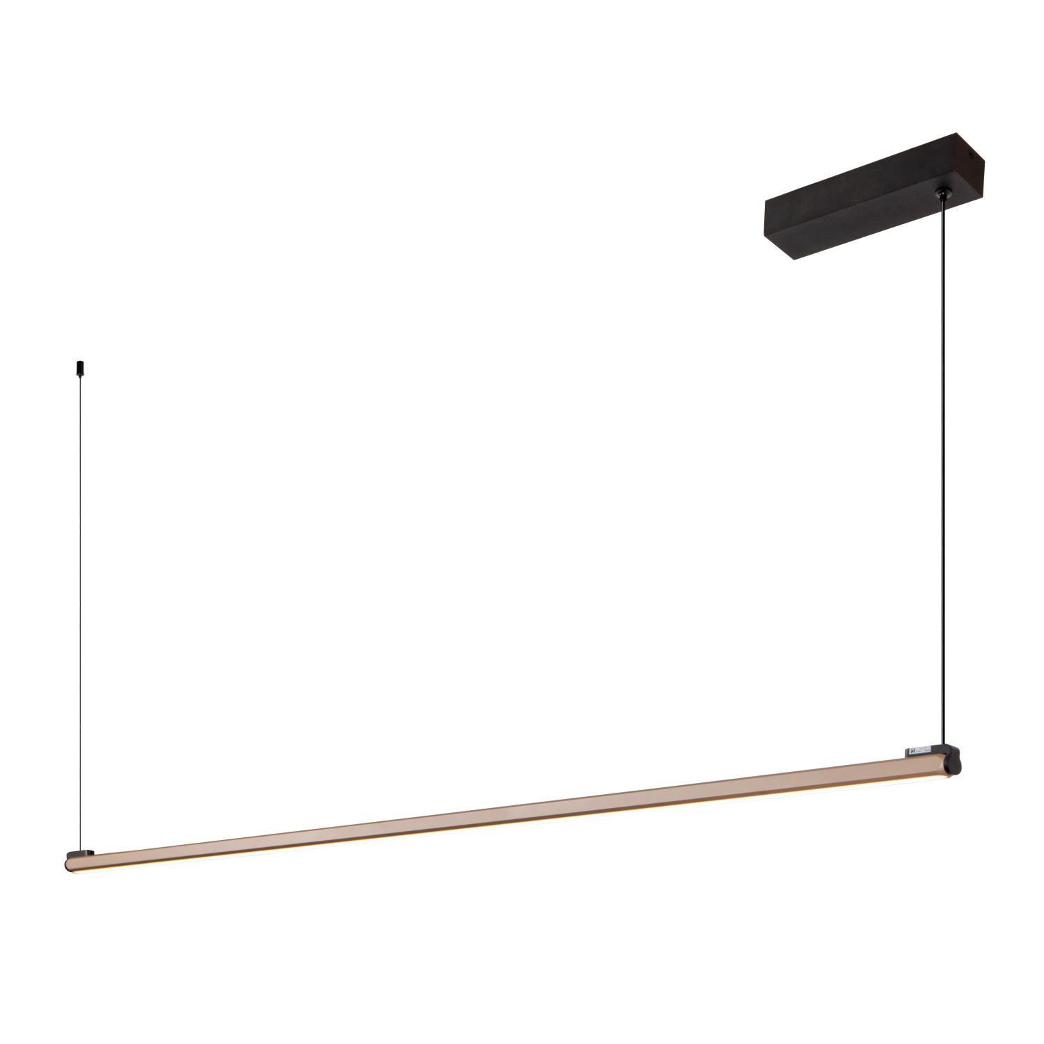 Lucide BRAGA - Hanglamp - LED Dimb. - CCT - 1x36W 2700K/4000K - Handbewegingssensor - Koffie | Premium - KwaliteitWonen.nl