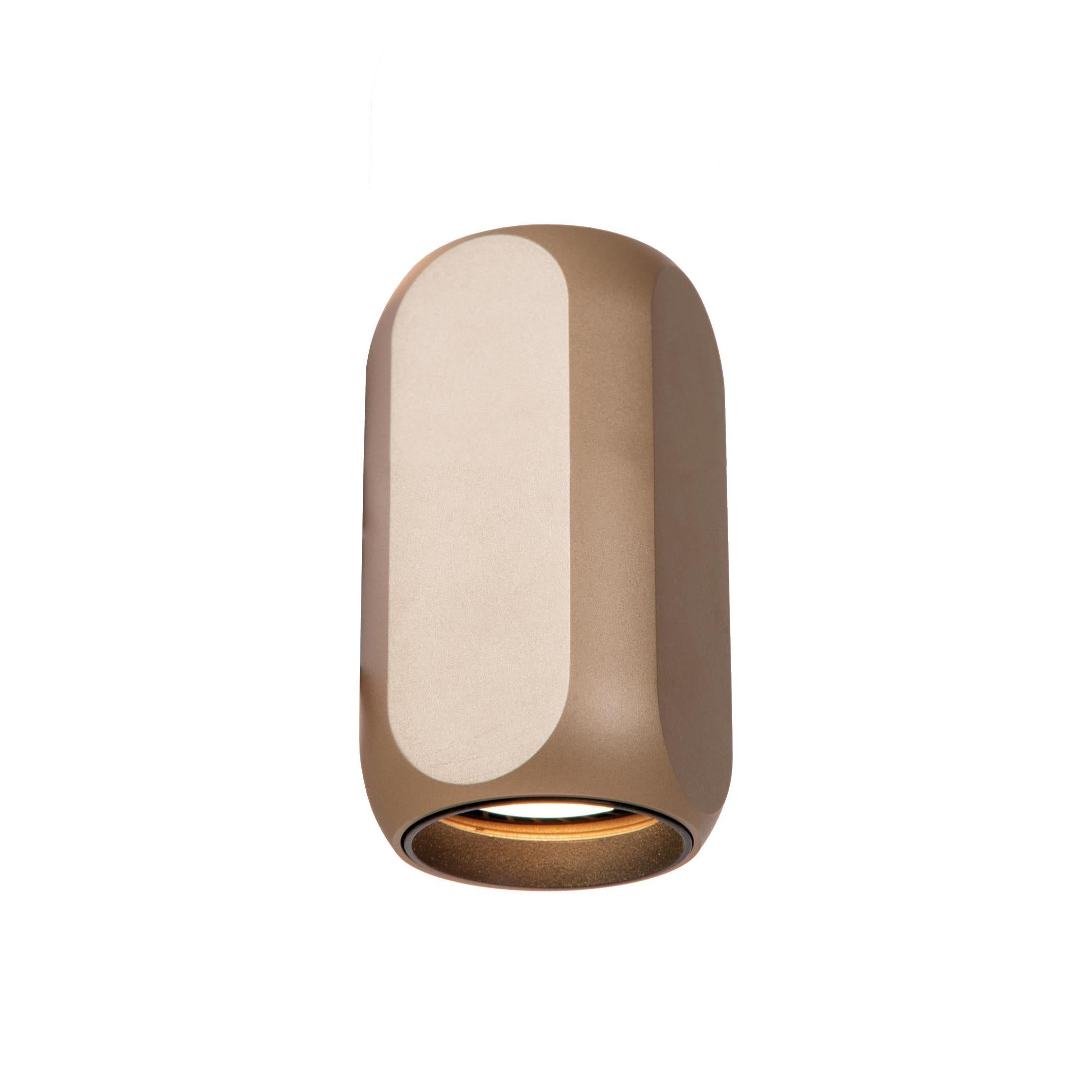 Lucide BRAGA - Plafonnière - 1xGU10 - Koffie | Premium - KwaliteitWonen.nl