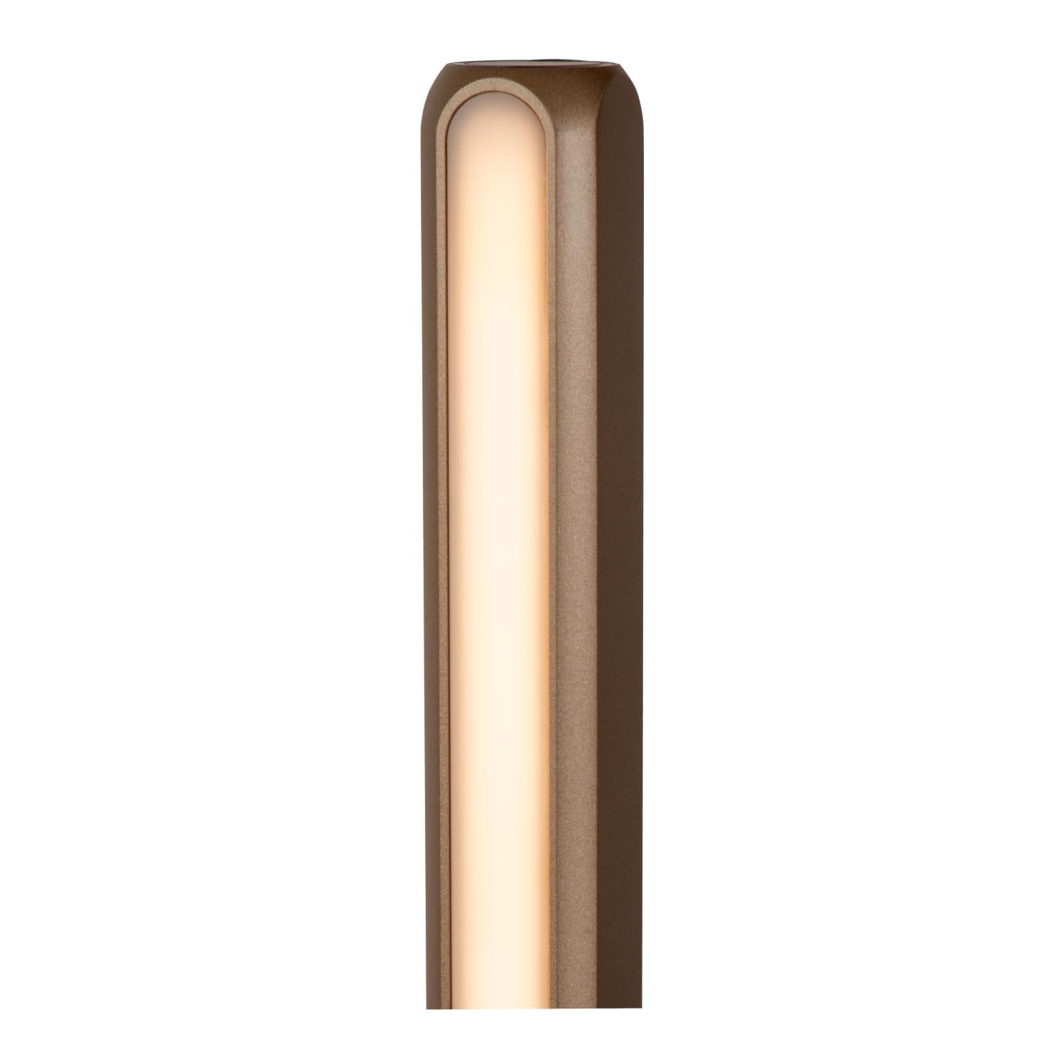 Lucide BRAGA - Vloerlamp - Ø 30 cm - LED Dimb. - CCT - 1x22W 2700K/4000K - Koffie | Premium - KwaliteitWonen.nl